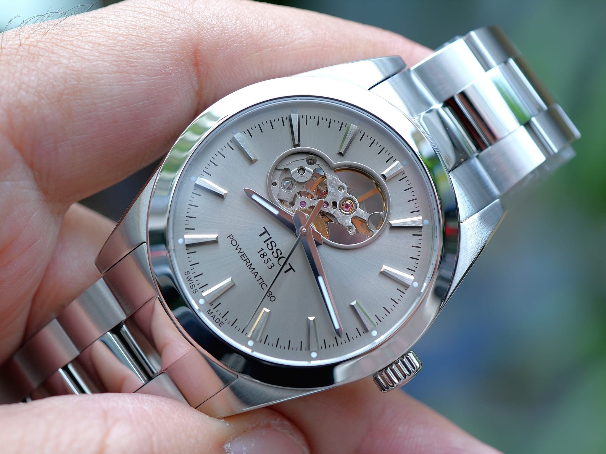 ティソジェントルマンT127.407.11.081.00 Tissot Gentleman Open Heart T127.407.11.081.00 ( T1274071108100