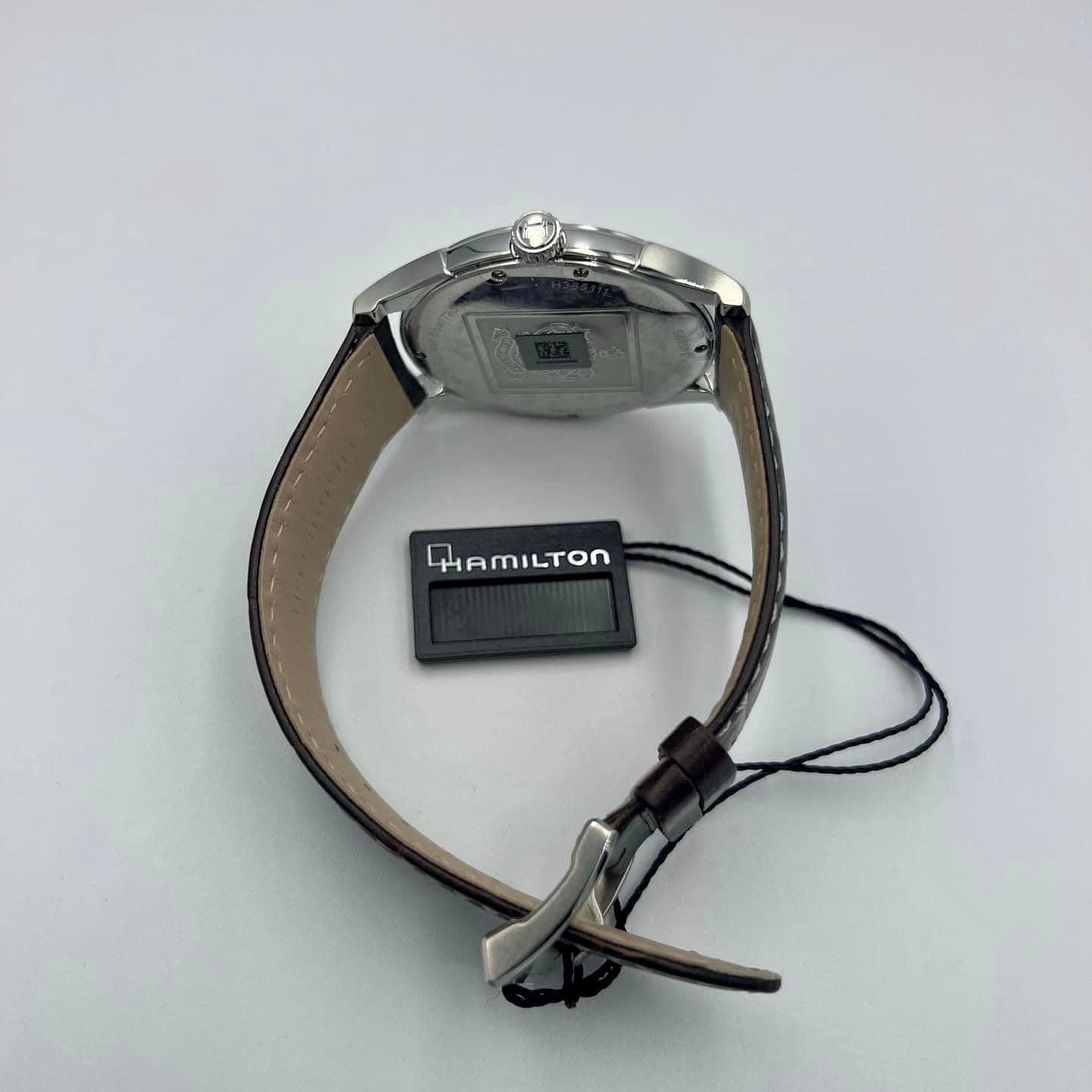 Hamilton Jazzmaster Thinline Silver Dial Brown H38511513 42mm PhongWatch