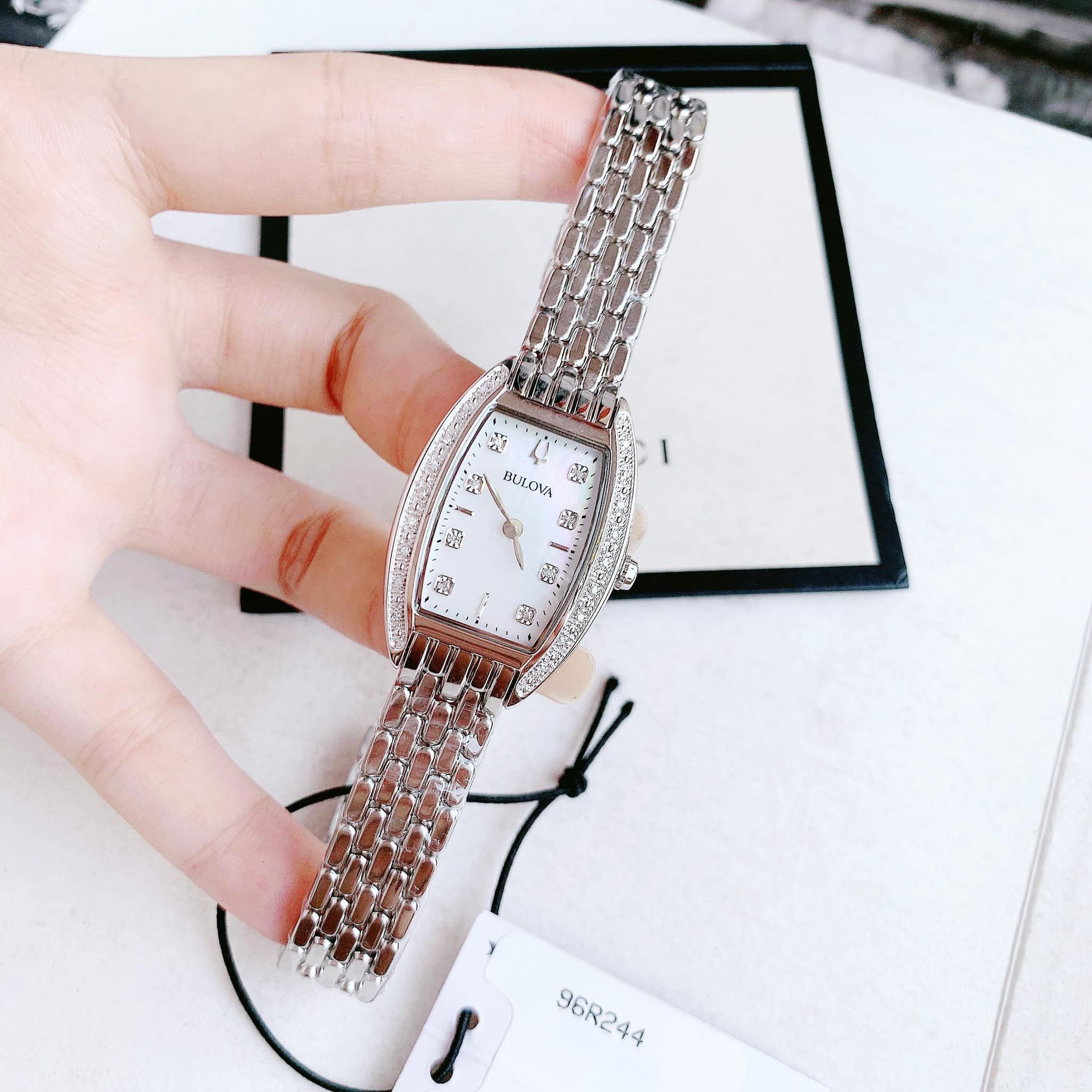 Bulova Quartz 96R244 Diamond Accented Watch - Đồng Hồ Nữ - Chính Hãng –  PhongWatch