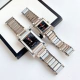 Gucci 111 Guccio Black YA111502 - YA111303 - Đồng Hồ Cặp