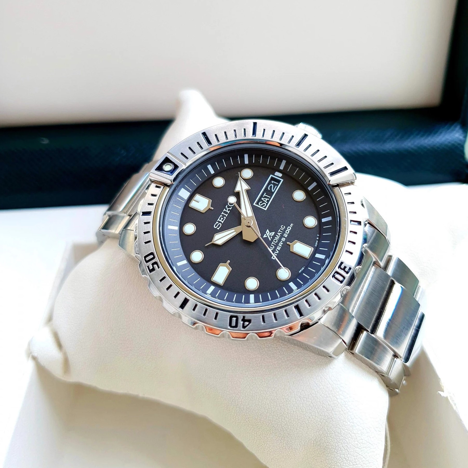 Seiko Diver Prospex Mohawk SRP585K1 SRP585 Chinh Hang Gia T t PhongWatch