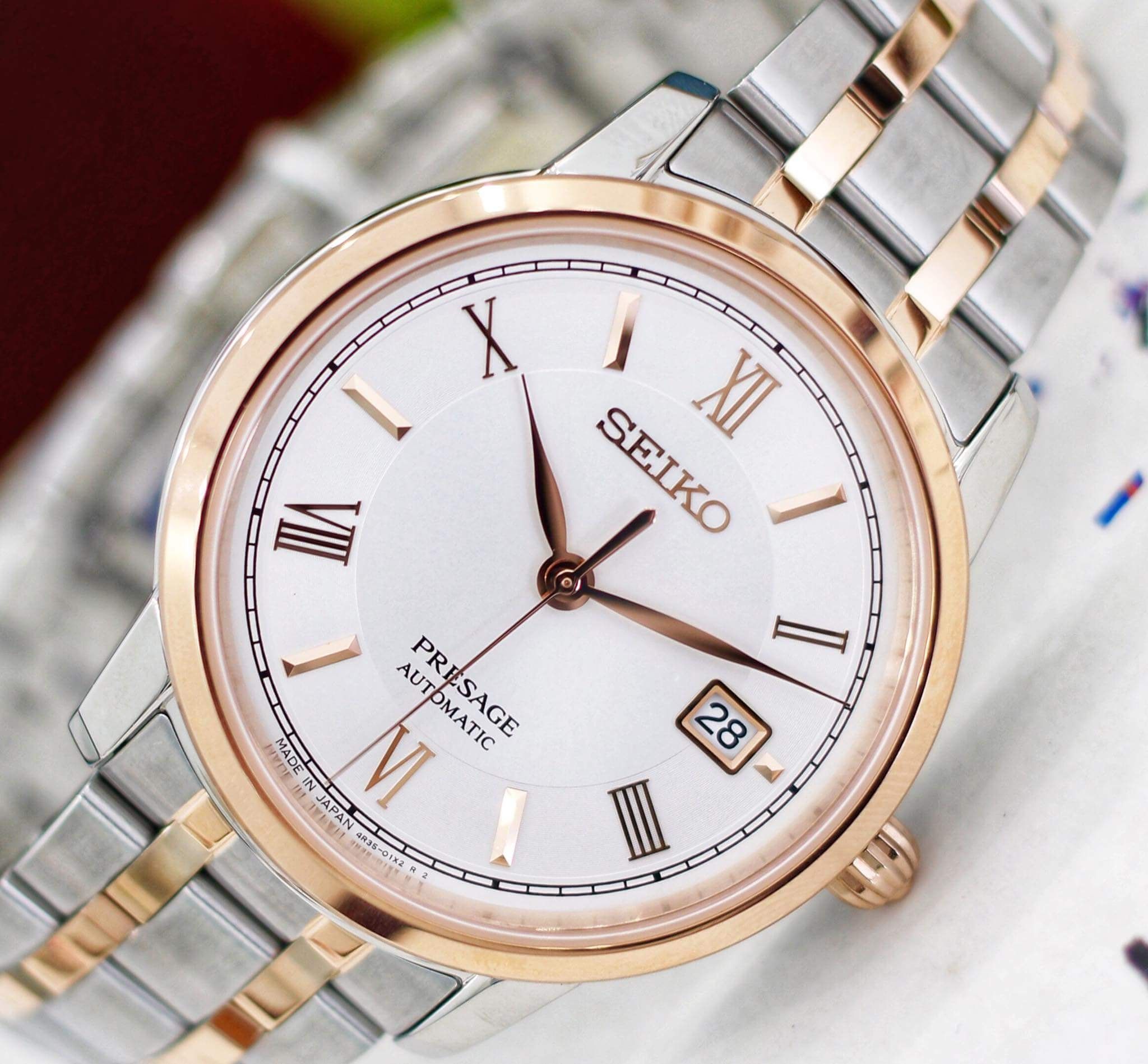 Seiko Presage Demi Rose Gold SRPC06J1 - Đồng Hồ Nam – PhongWatch