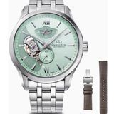 A - ( COMBO 2 DÂY ) Orient Star Mechanical Contemporary RE-AV0B12E00B ( RK-AV0B12E ) 41mm GIỚI HẠN 400c - Đồng Hồ Nam