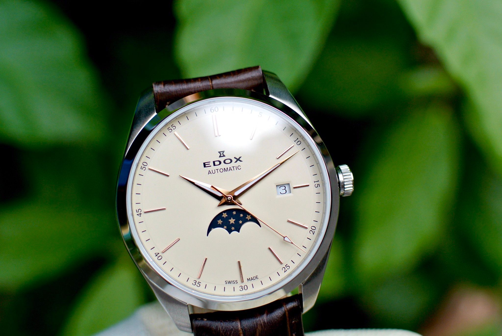 Edox moonphase cheap automatic