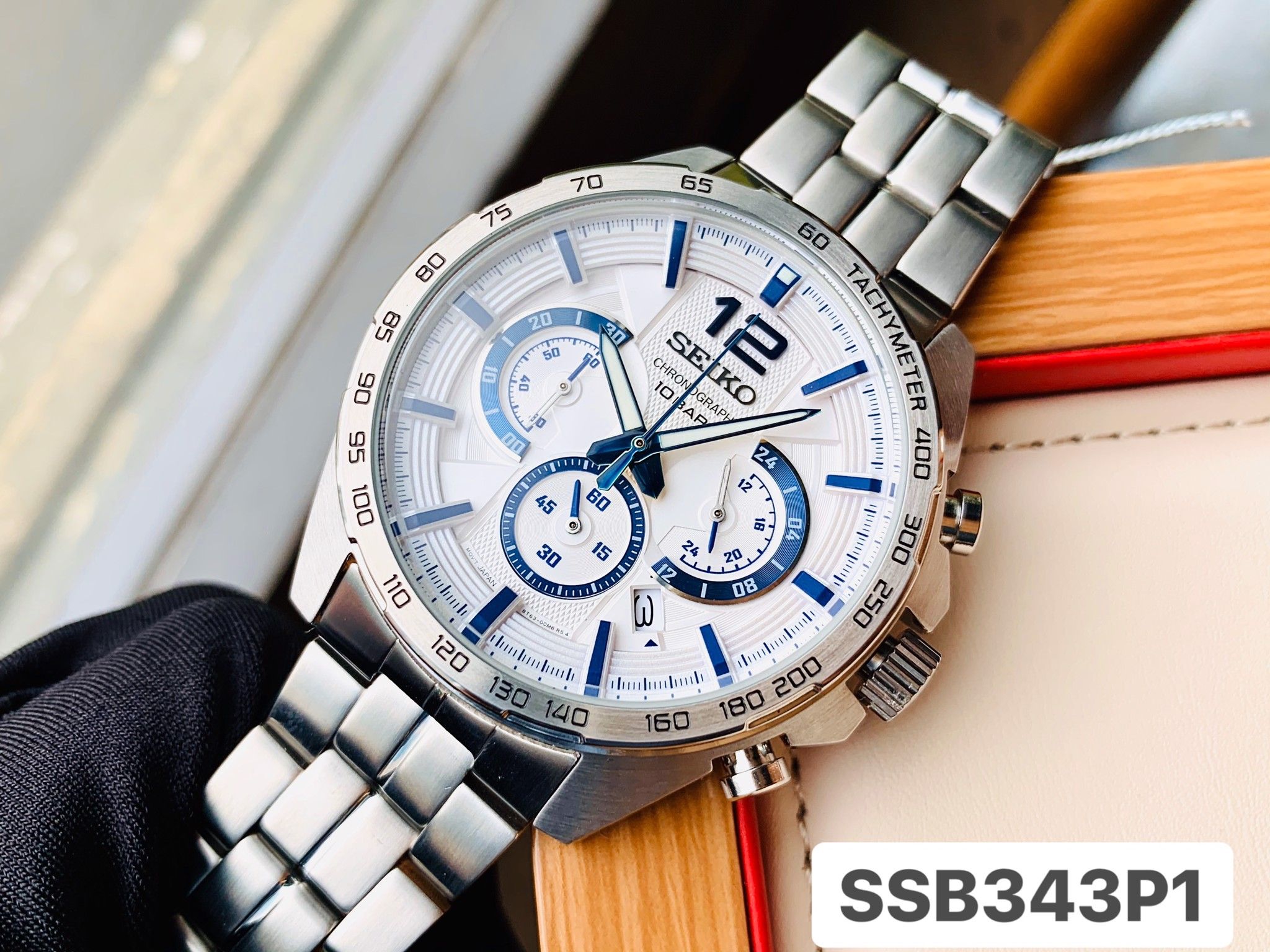 Seiko Quartz SSB343P1 ( SSB343 ) Chronograph - Chính Hãng Giá Tốt –  PhongWatch