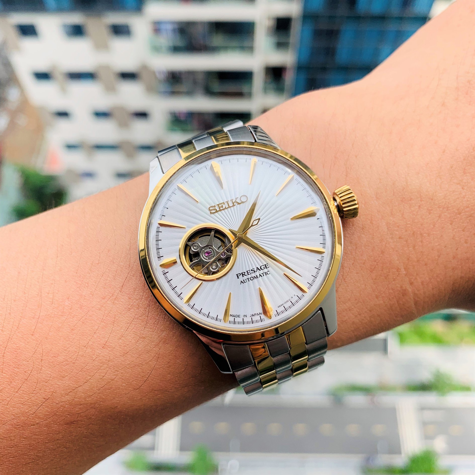 Seiko Cocktail Open Heart SSA358J1 ( SSA358 ) - Chính Hãng Giá Tốt –  PhongWatch