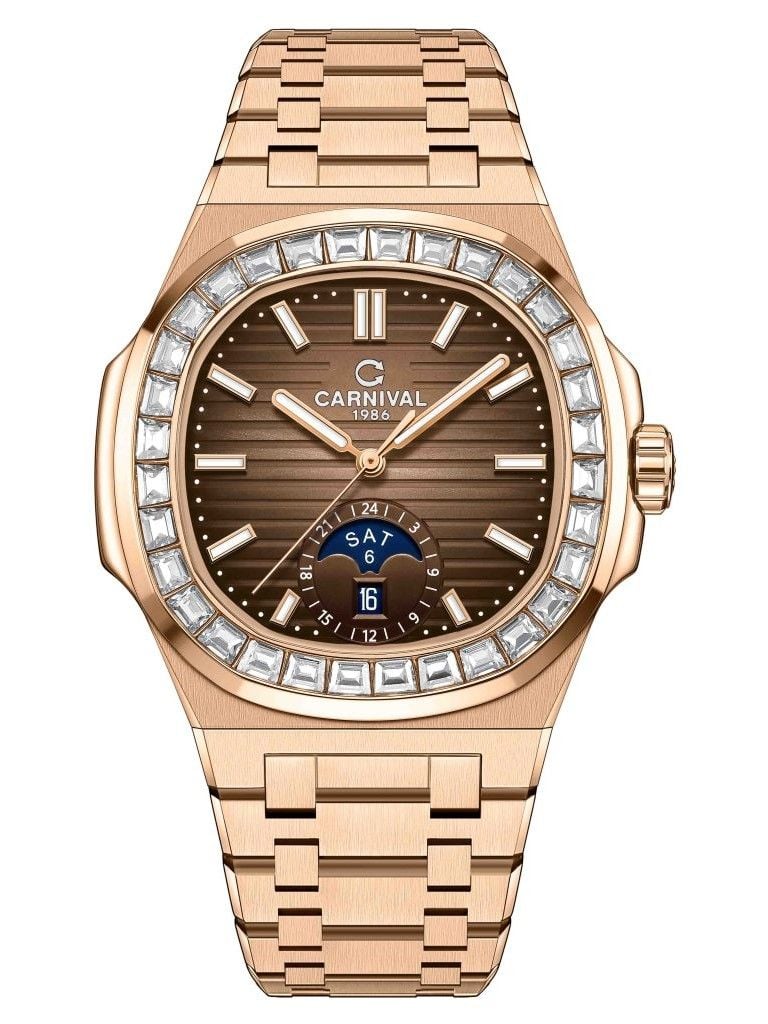 激安通販 CARNIVAL Nautilus 8110G ブラウン 時計（Carnival Nautilus 時計