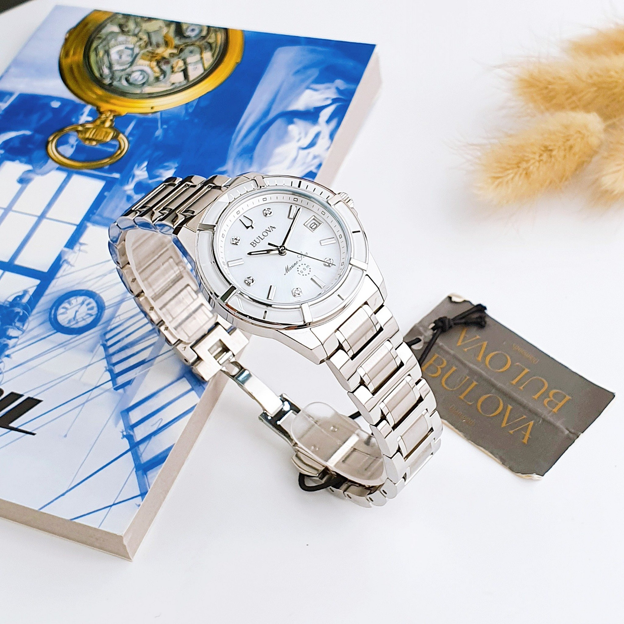 Bulova Quartz 96P201 ng H N Chinh Hang Gia T t PhongWatch
