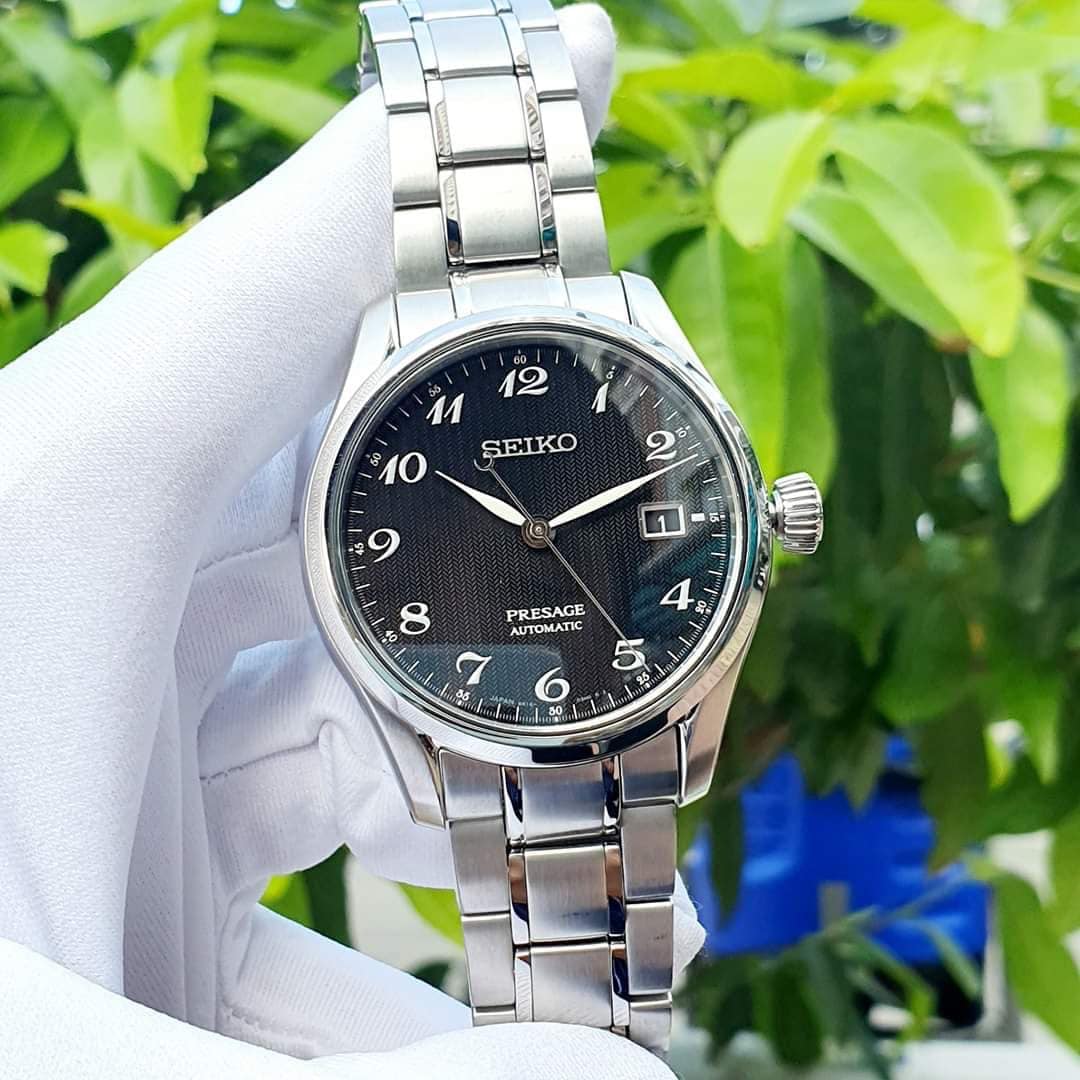 SEIKO SPB065J1 PRESAGE AUTOMATIC BLACK DIAL CHÍNH HÃNG