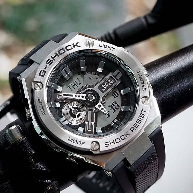 耐衝撃構造G-SHOCK GST-410-1ADR G-STEEL Gスチール - 時計