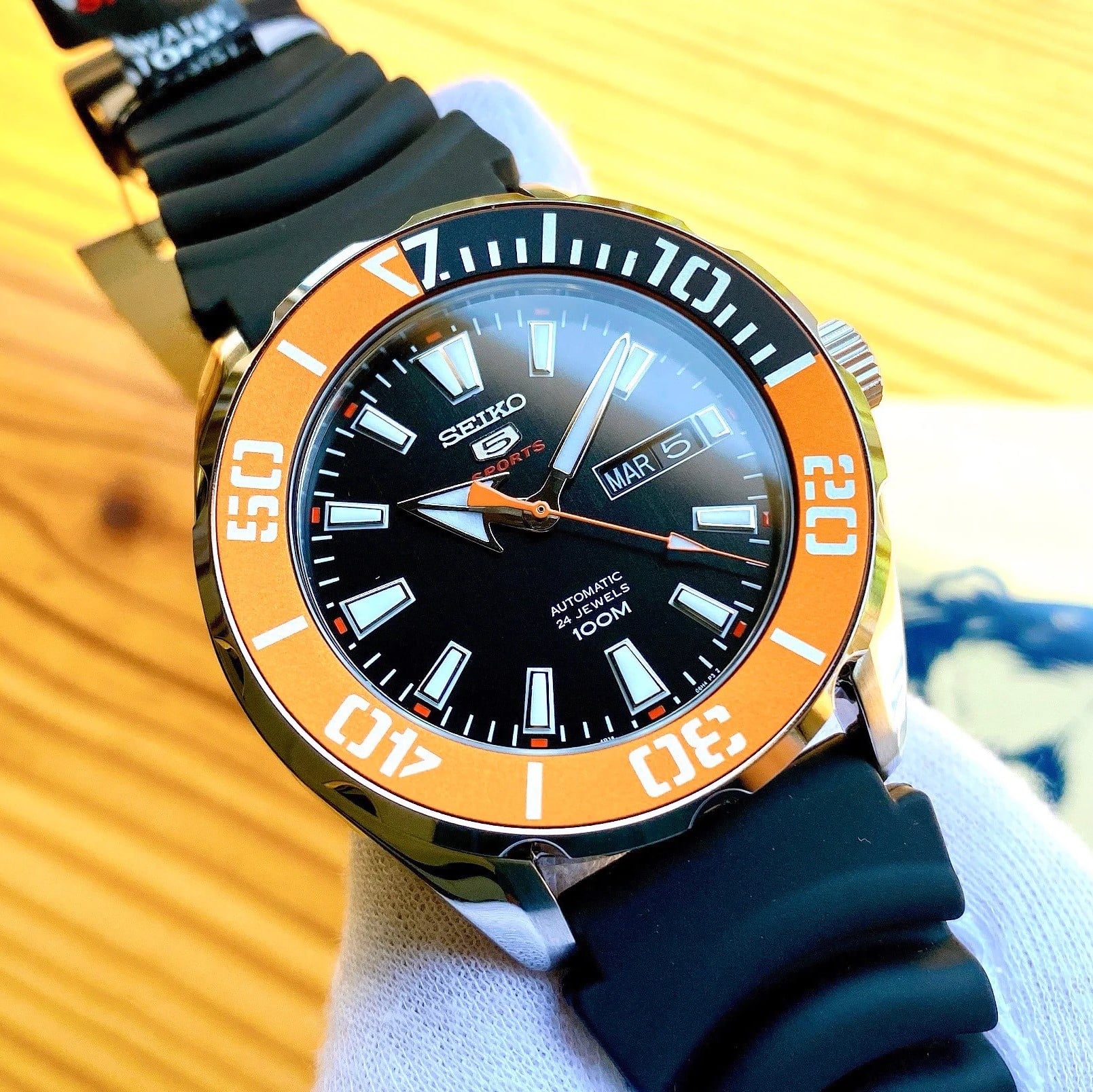 gamomon】SEIKO5sports 【SRPC59K1】 Seiko 5 Sports 100m Automatic