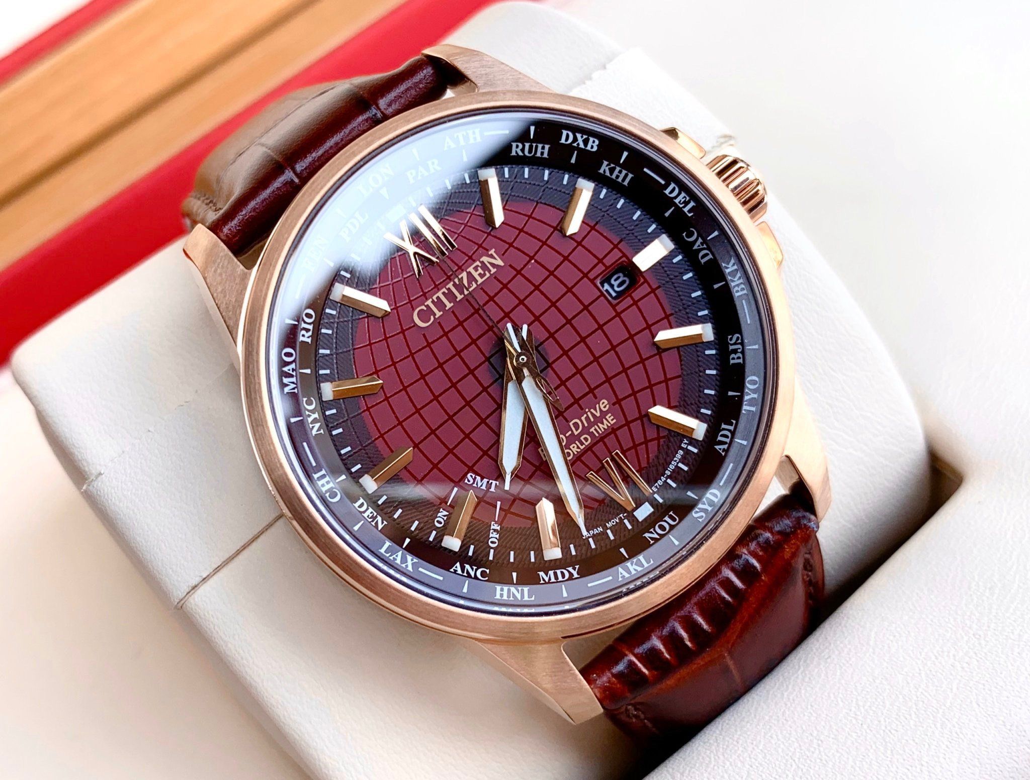 Citizen EcoDrive World Time Perpetual Calendar BX100911X PhongWatch