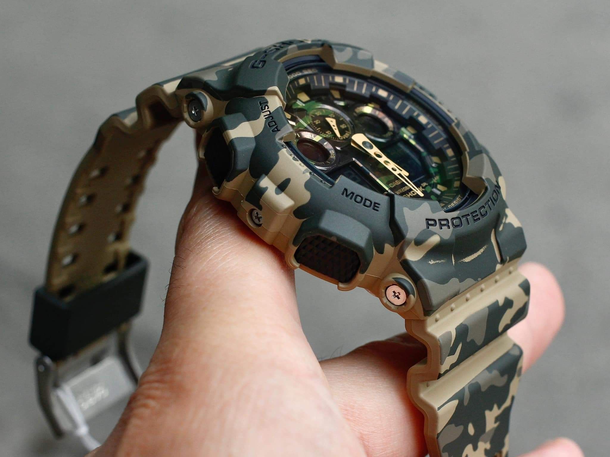 Casio G-Shock GA-100CM-5A Camouflage – PhongWatch