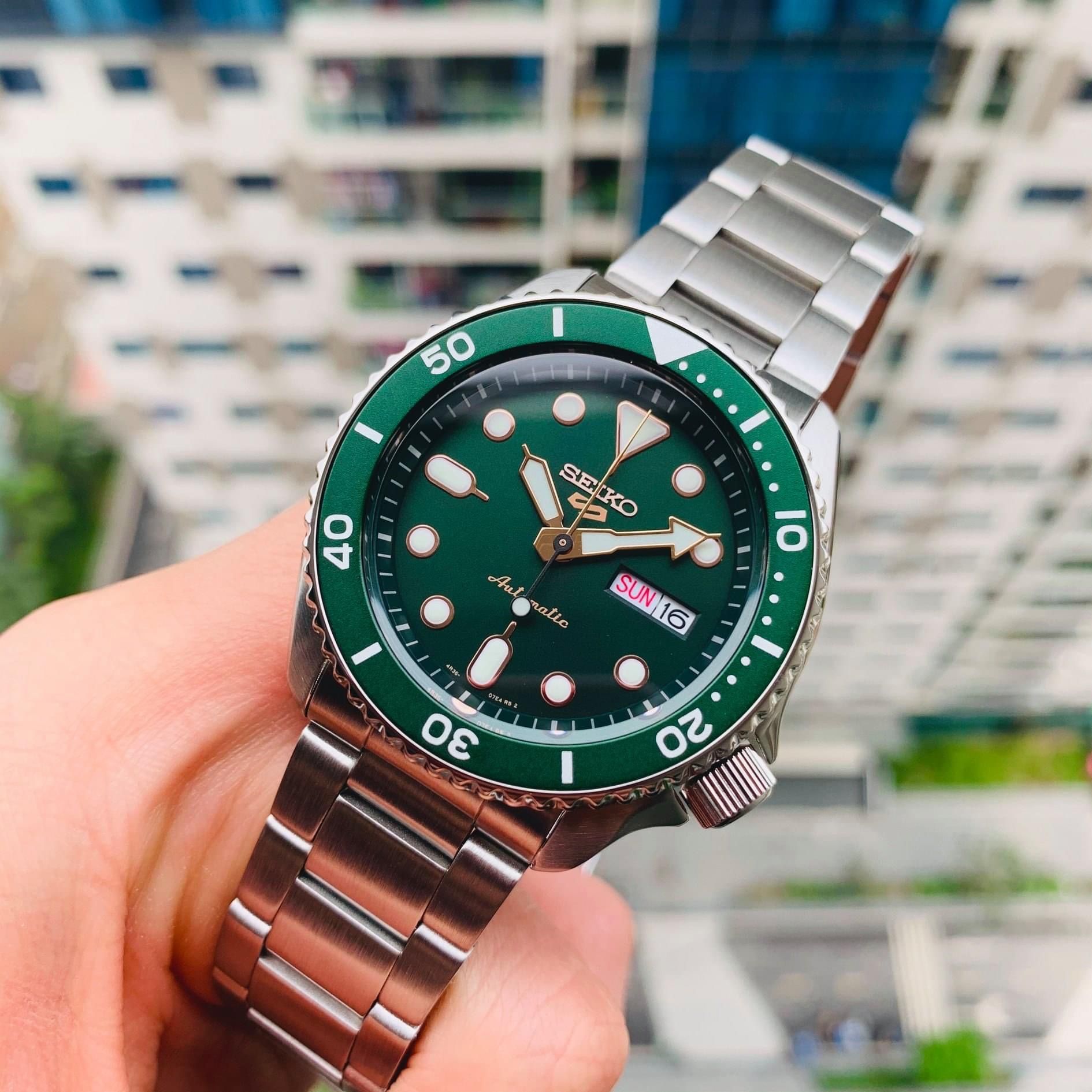 Seiko 5 Sport Green SRPD63K1 PhongWatch seiko-5-sport-green-srpd63k1-phongwatch