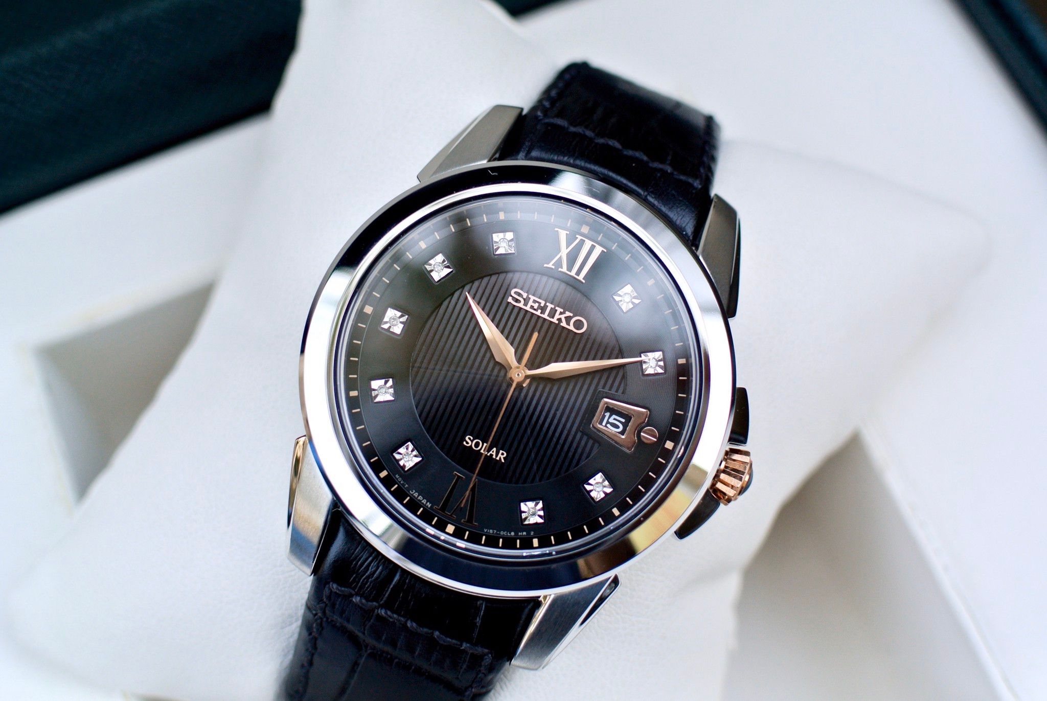 Seiko Solar SNE427P1 SNE427 PhongWatch