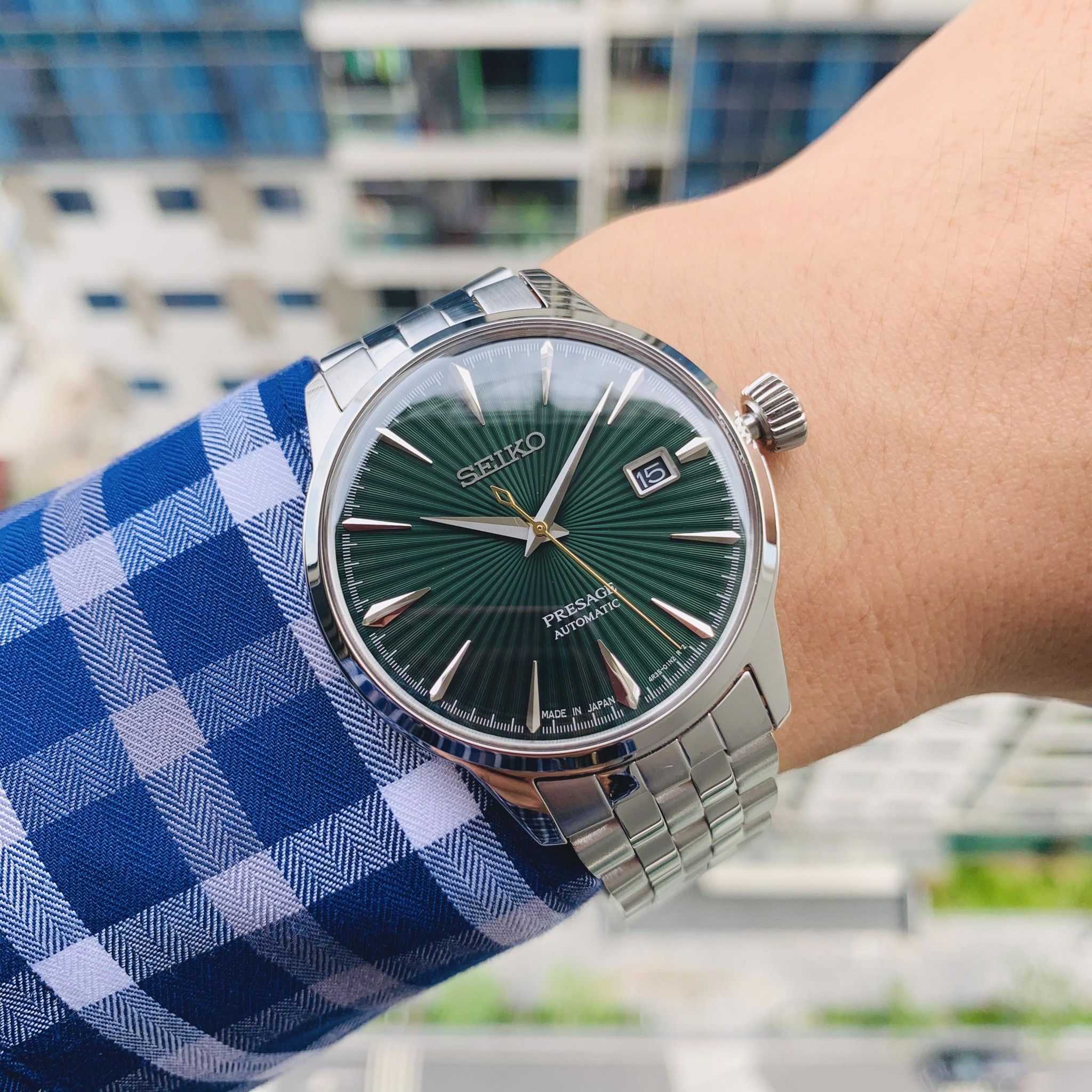 Seiko Cocktail Green SRPE15J1 SRPE15 Ch nh H ng Gi T t