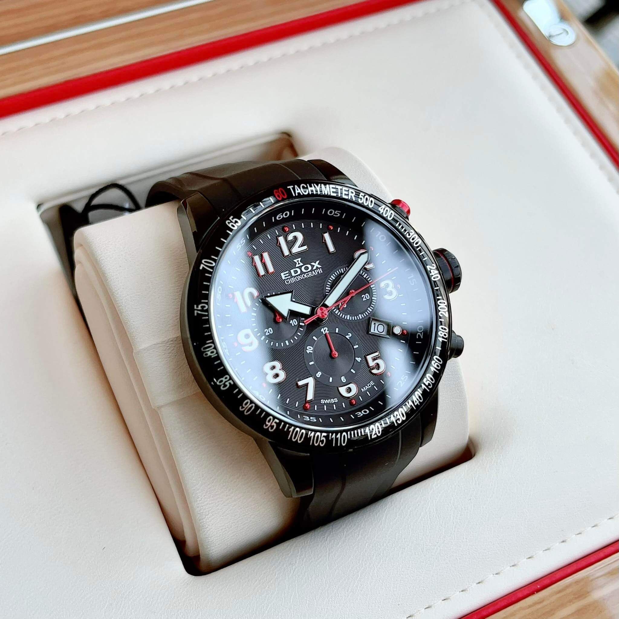 Edox Quartz 10229 37NRCA GRB Size 44 ng H Nam Chinh Hang Gia T t PhongWatch
