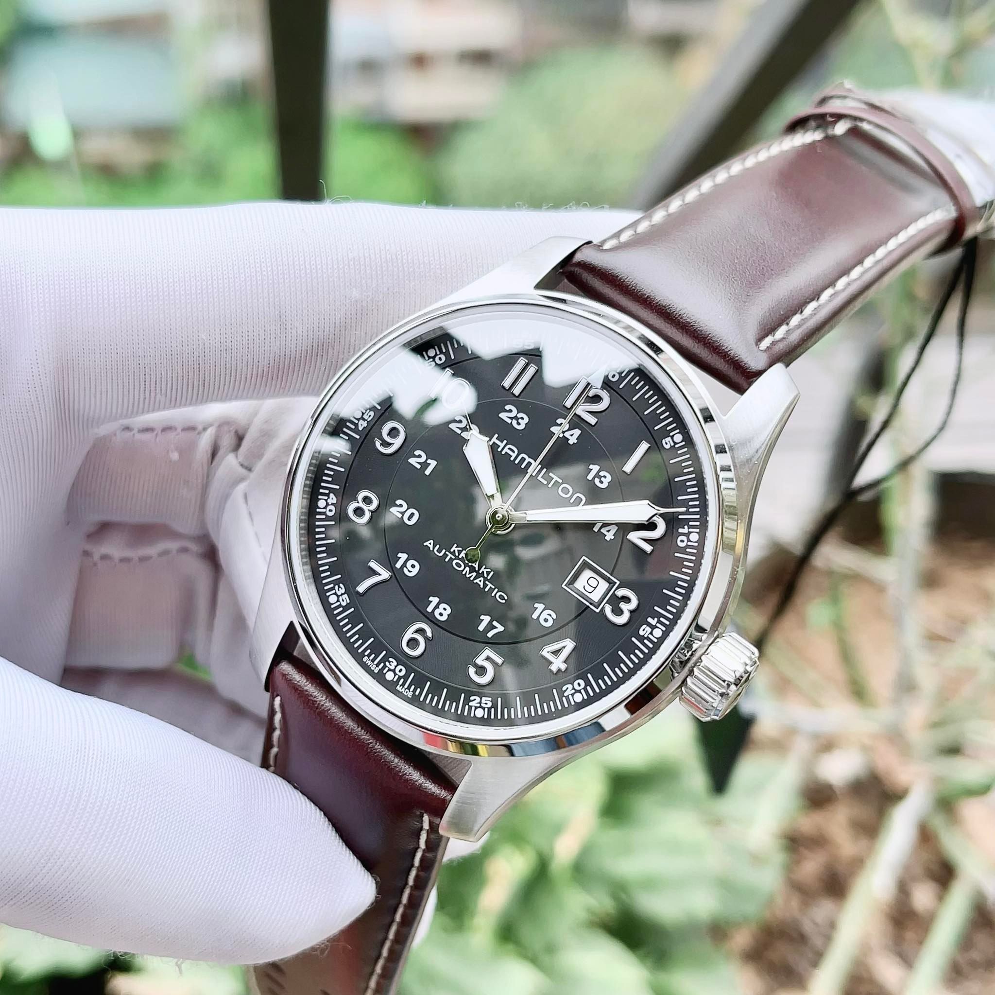 Hamilton khaki officer automatic cheap 44mm