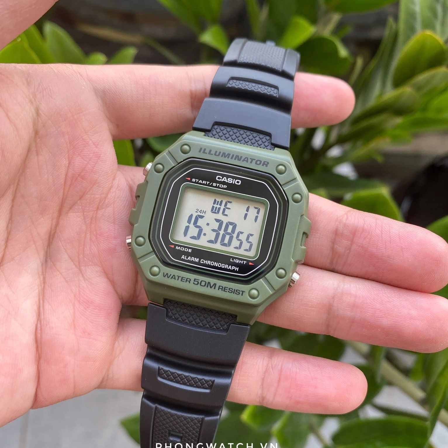 Casio shop illuminator w218h