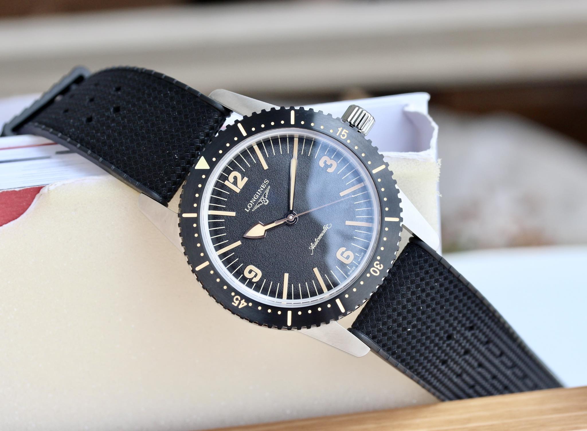 Longines Heritage Skin Diver 42mm L2.822.4.56.9 ( L28224569 ) – PhongWatch