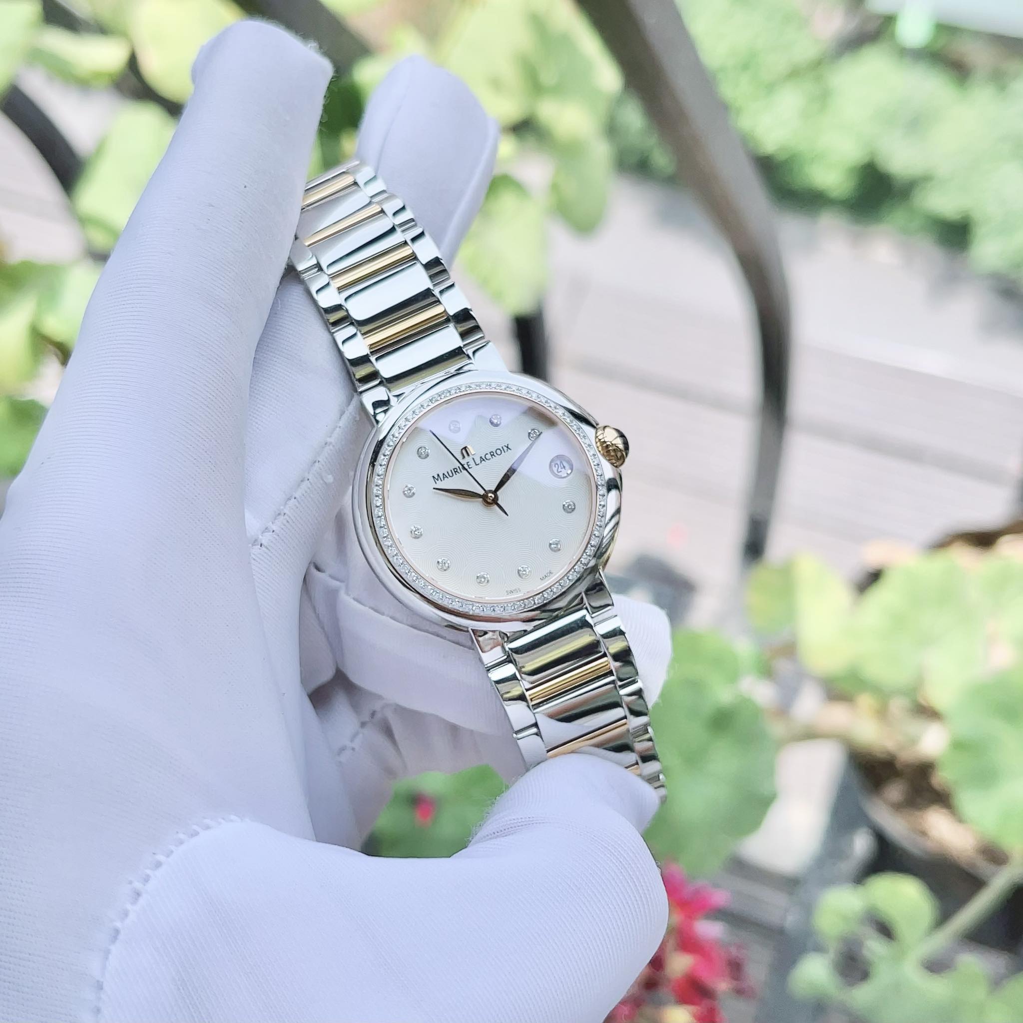 Maurice Lacroix Fiaba FA1004-PVP23-170-1 32mm Đồng Hồ Nữ