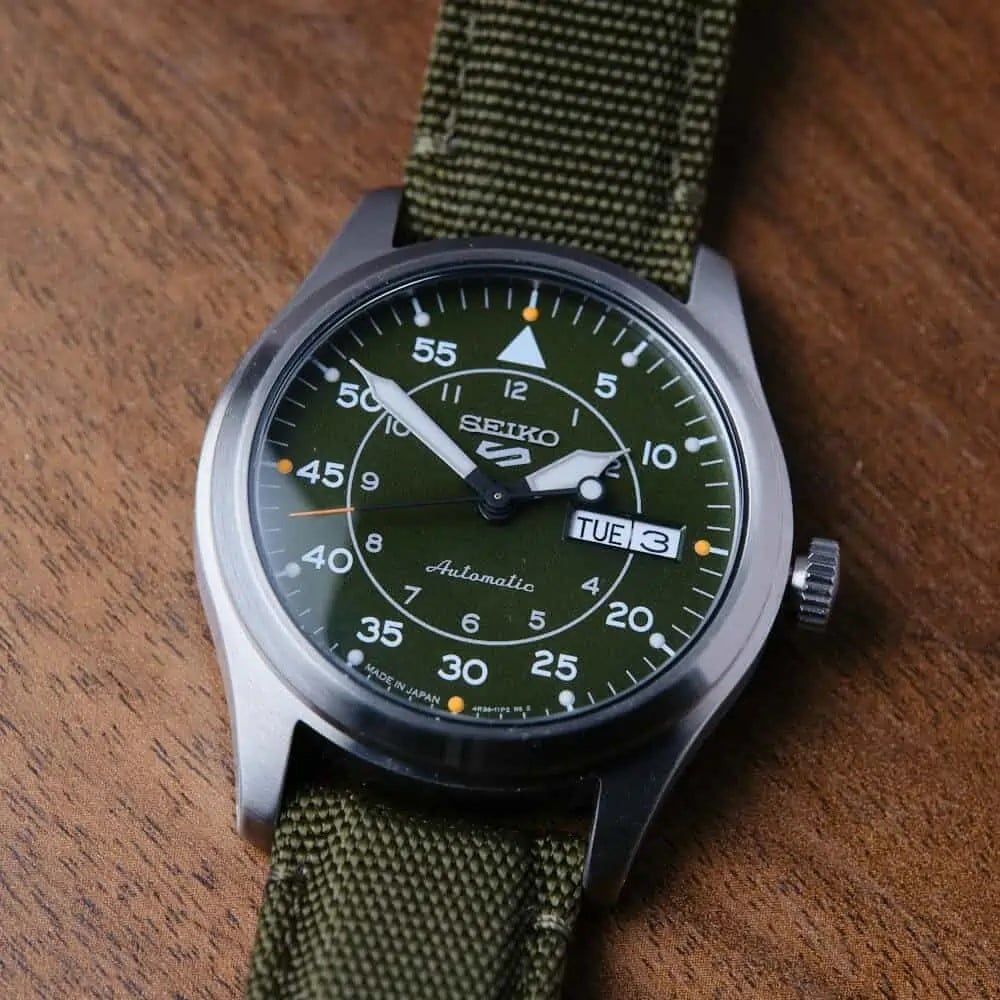 Seiko Verde Militar Con Calendario Completo SRPH29K1 Opiniones
