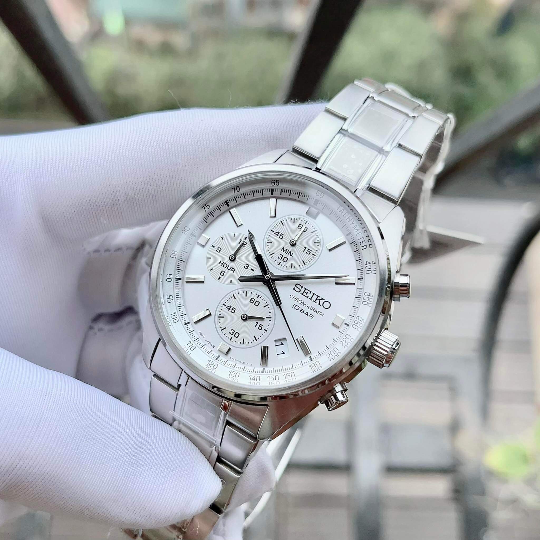 Seiko Quartz SSB375P1 ( SSB375 ) Chronograph - Chính Hãng Giá Tốt 