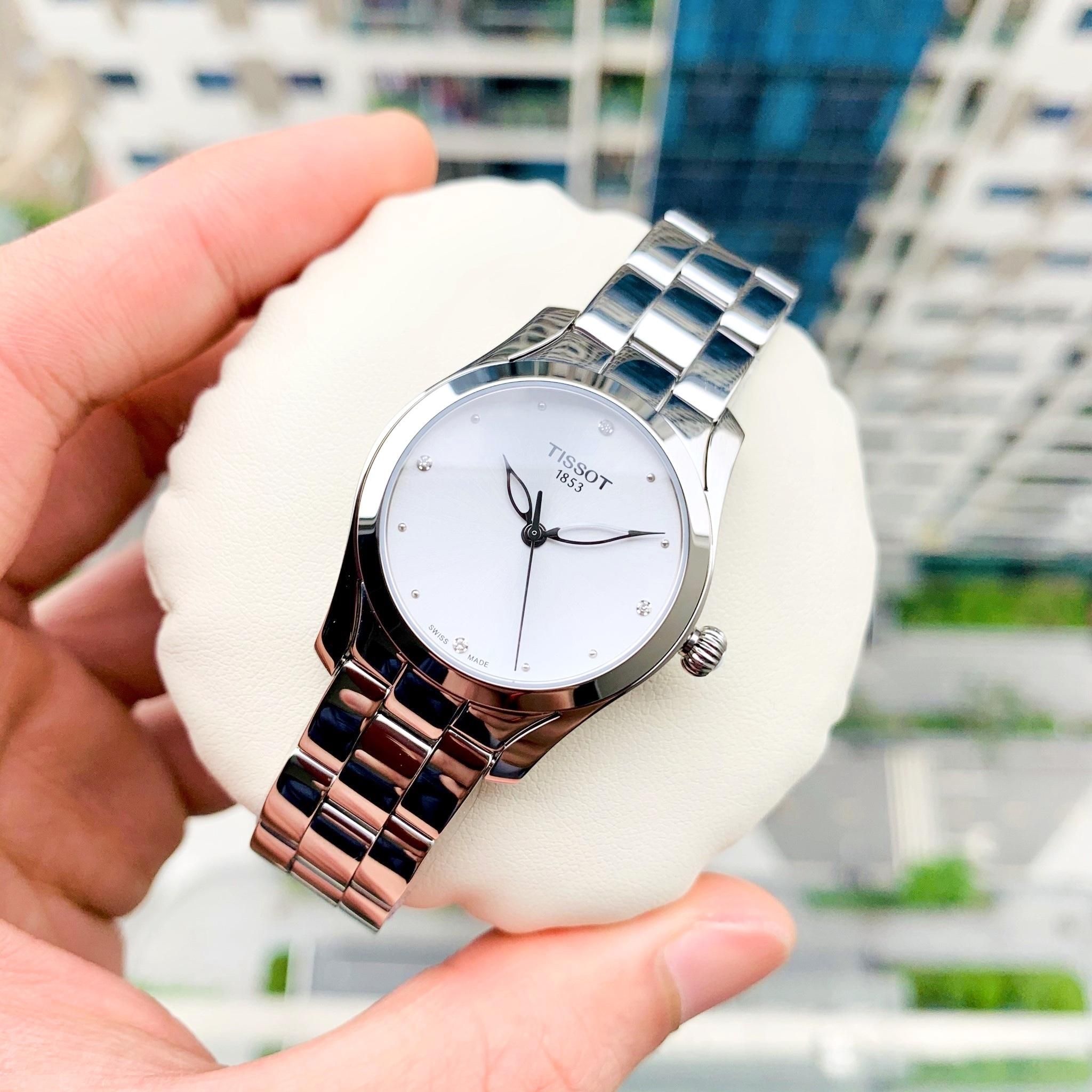 Tissot T-Wave Diamond Silver Dial Ladies T112.210.11.036.00  display picture 1