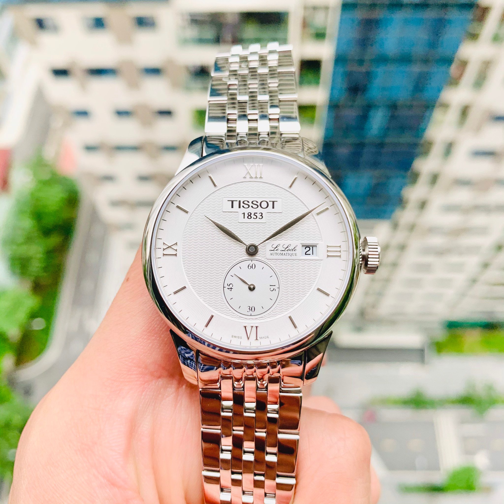 ng H Tissot Le Locle White T006.428.11.038.01