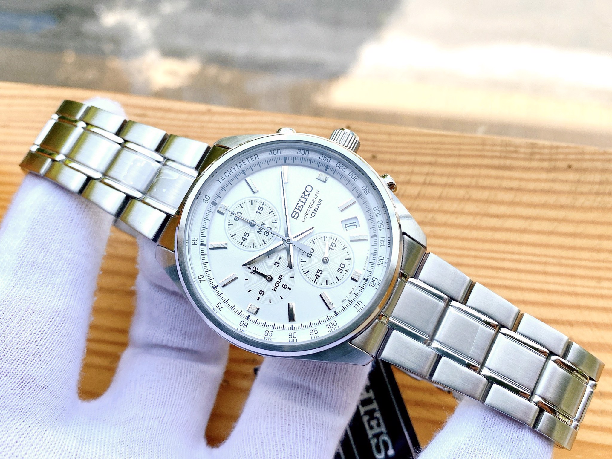 Seiko Quartz SSB375P1 ( SSB375 ) Chronograph - Chính Hãng Giá Tốt 