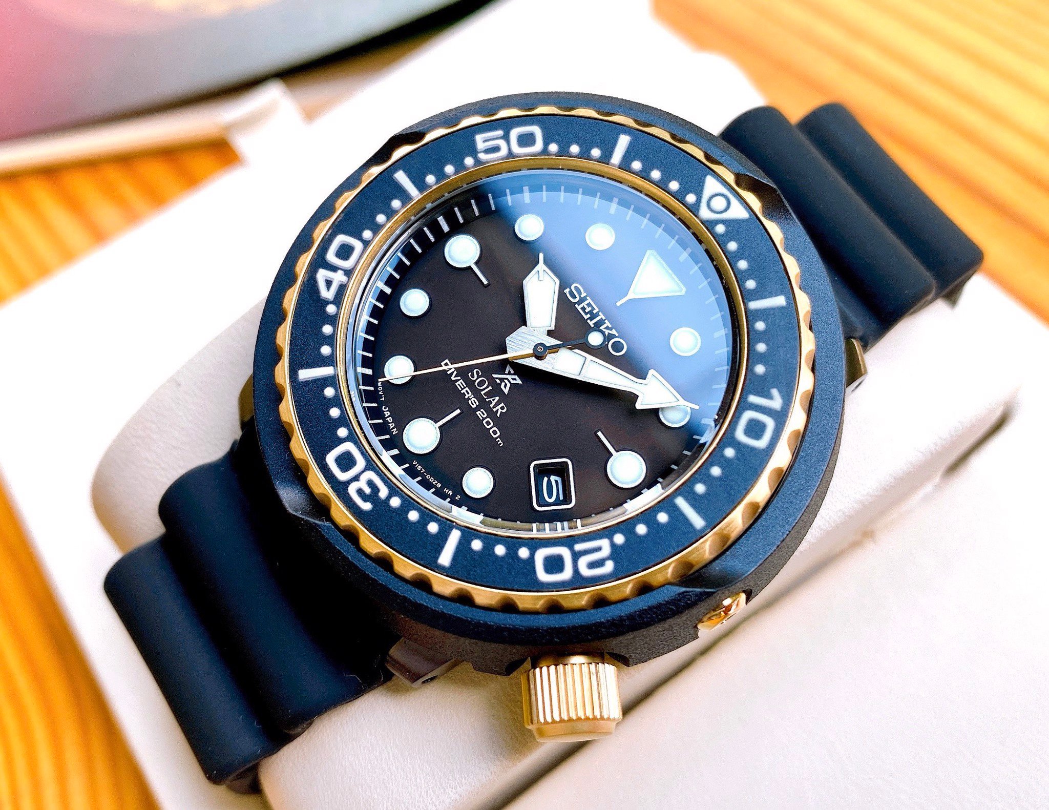 Seiko Solar Prospex SNE498P1 SNE498 PhongWatch