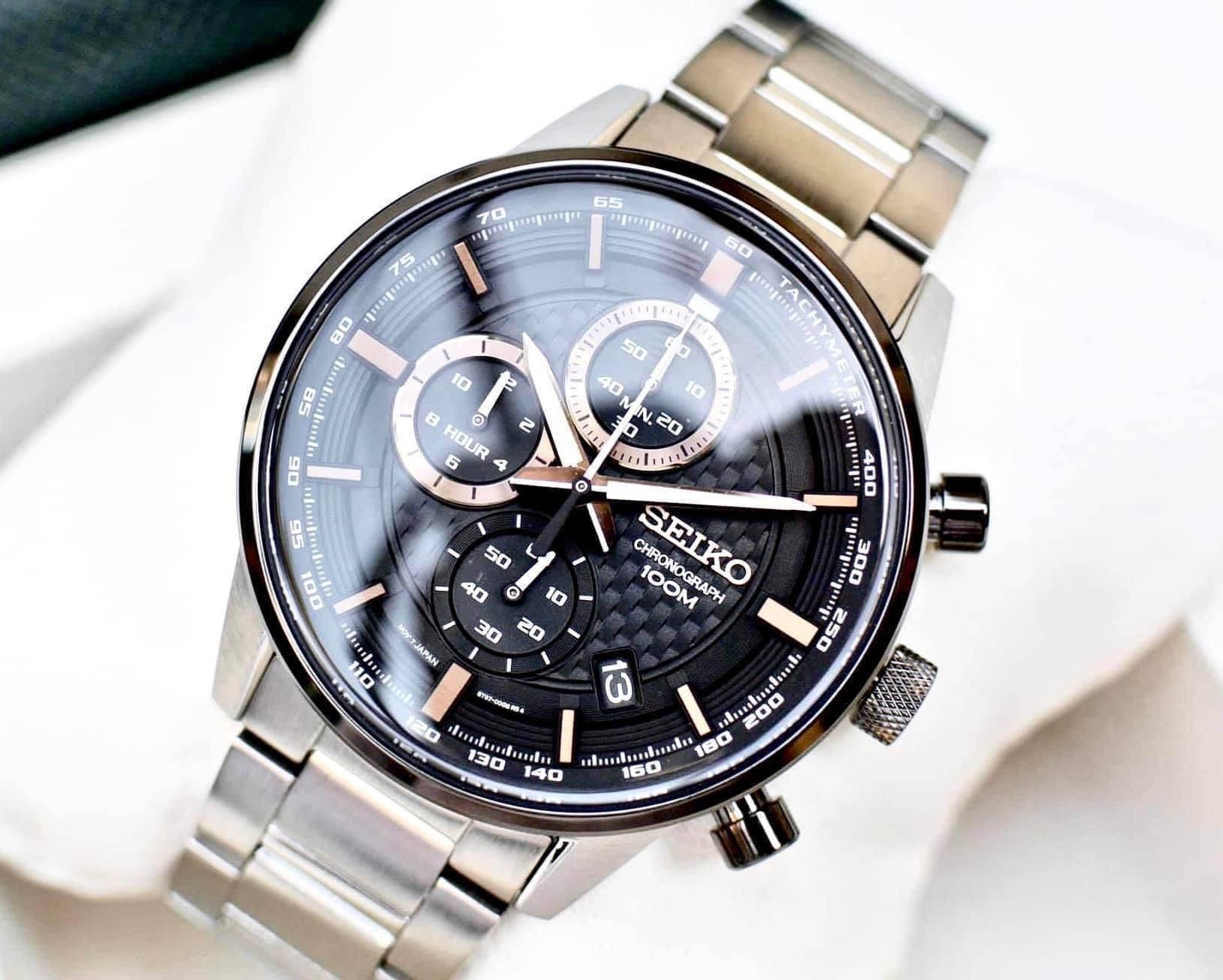 Seiko Quartz SSB331P1 ( SSB331 ) Chronograph - Chính Hãng Giá Tốt –  PhongWatch