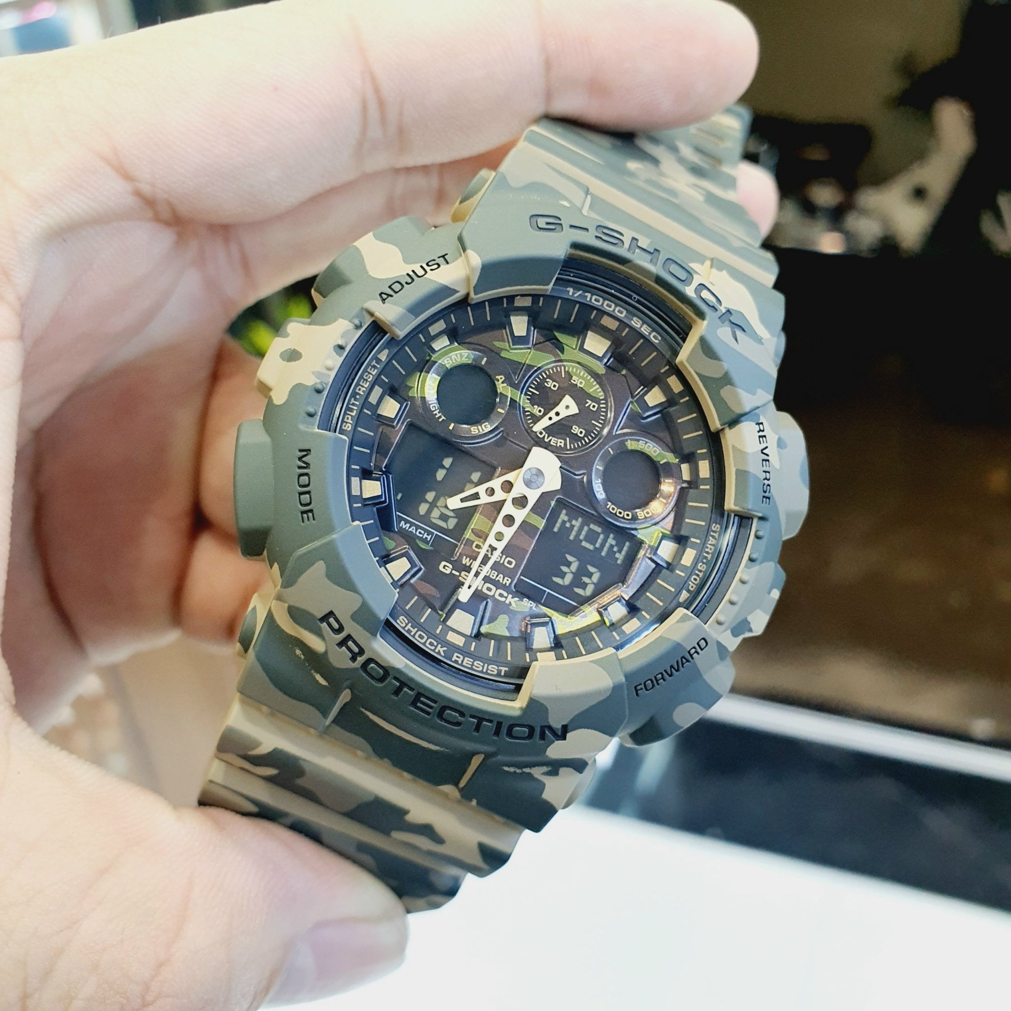 Casio G-Shock GA-100CM-5A Camouflage – PhongWatch