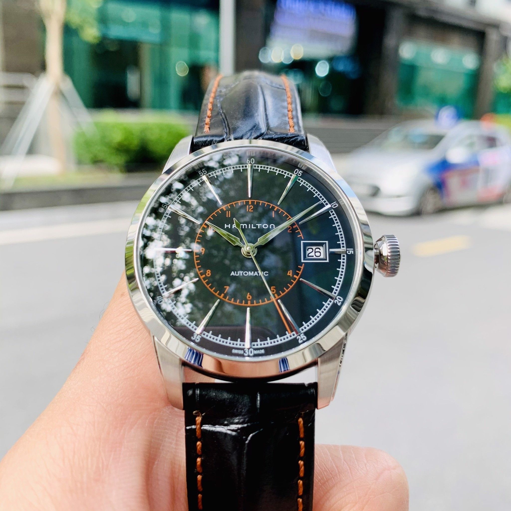 Hamilton Railroad Black H40555731 PhongWatch