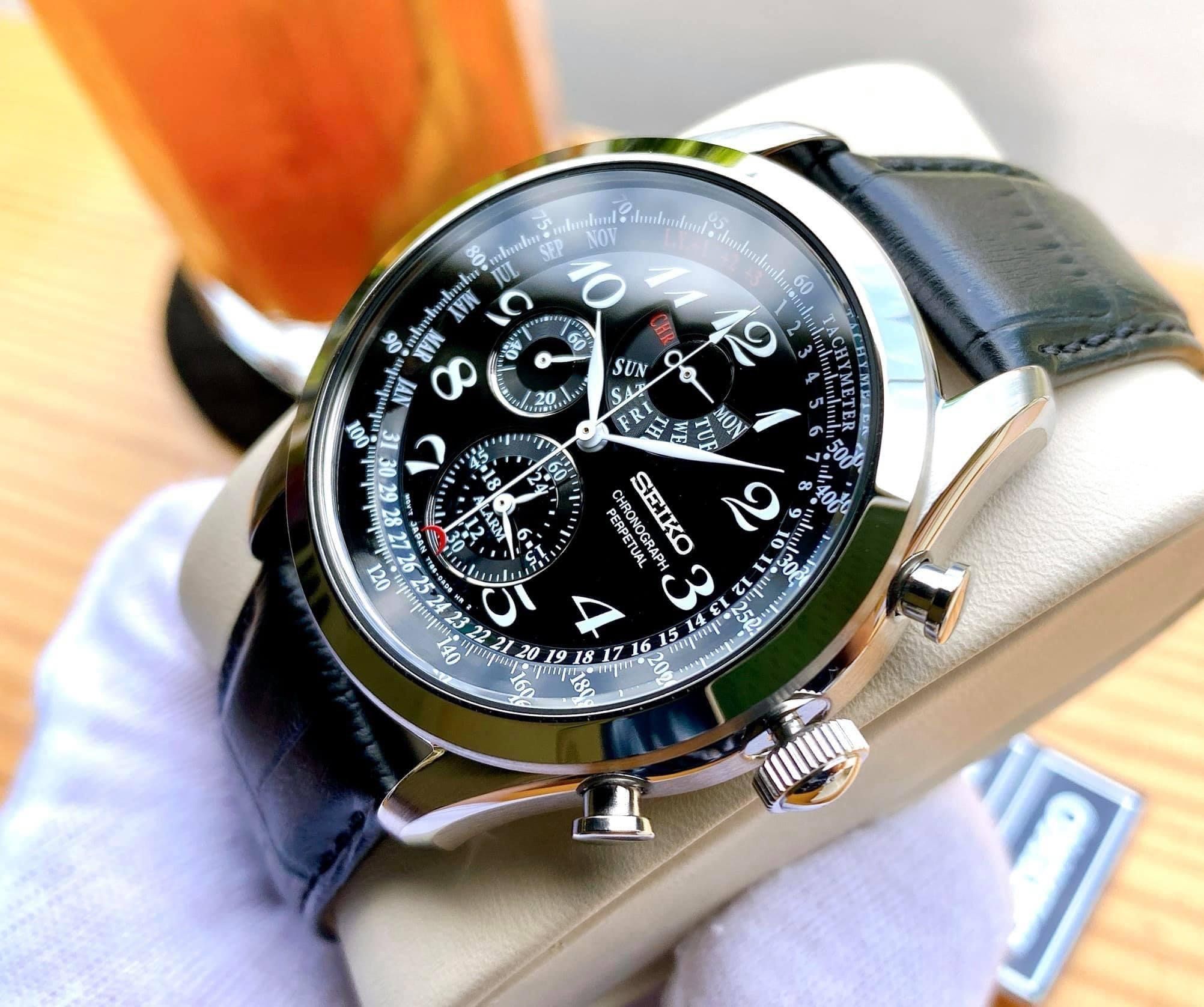 Seiko Perpetual Calendar Chronograph SPC133P1 ( SPC133 ) – PhongWatch