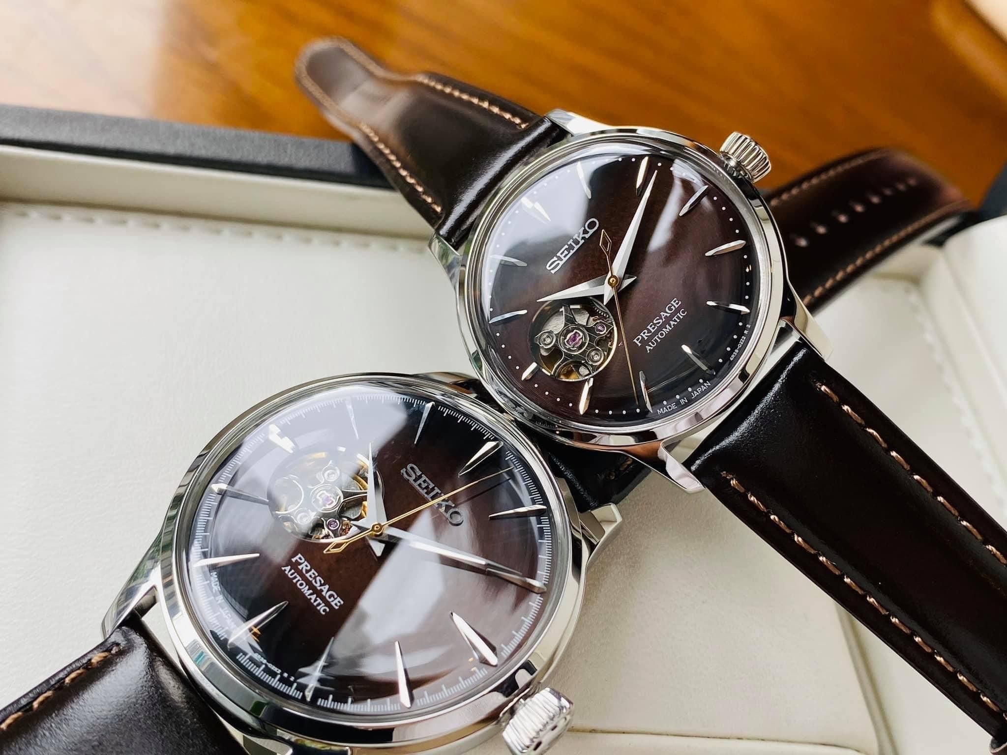 seiko presage cocktail time stinger open heart ssa783j1