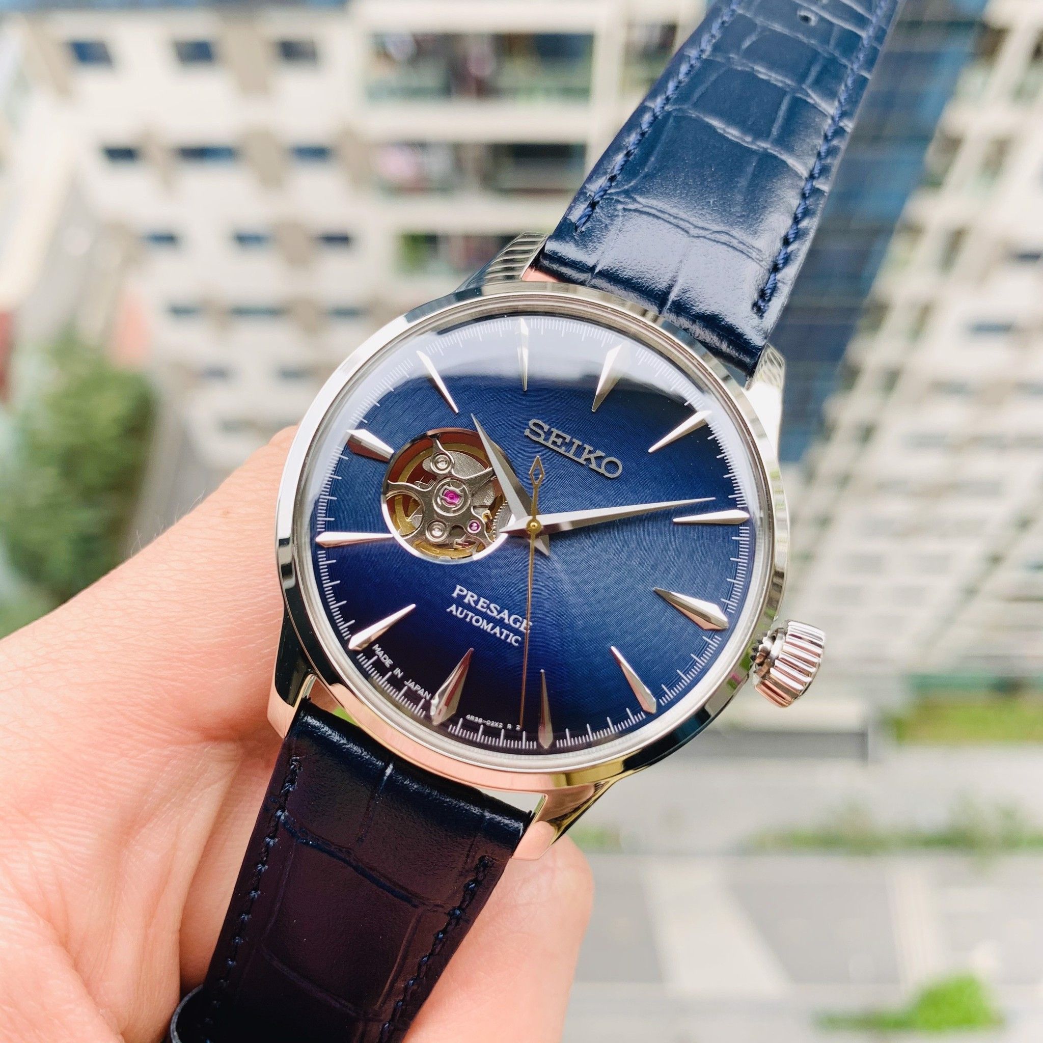 Seiko Presage Cocktail Blue Moon SSA405J1 Chính Hãng Giá Tốt