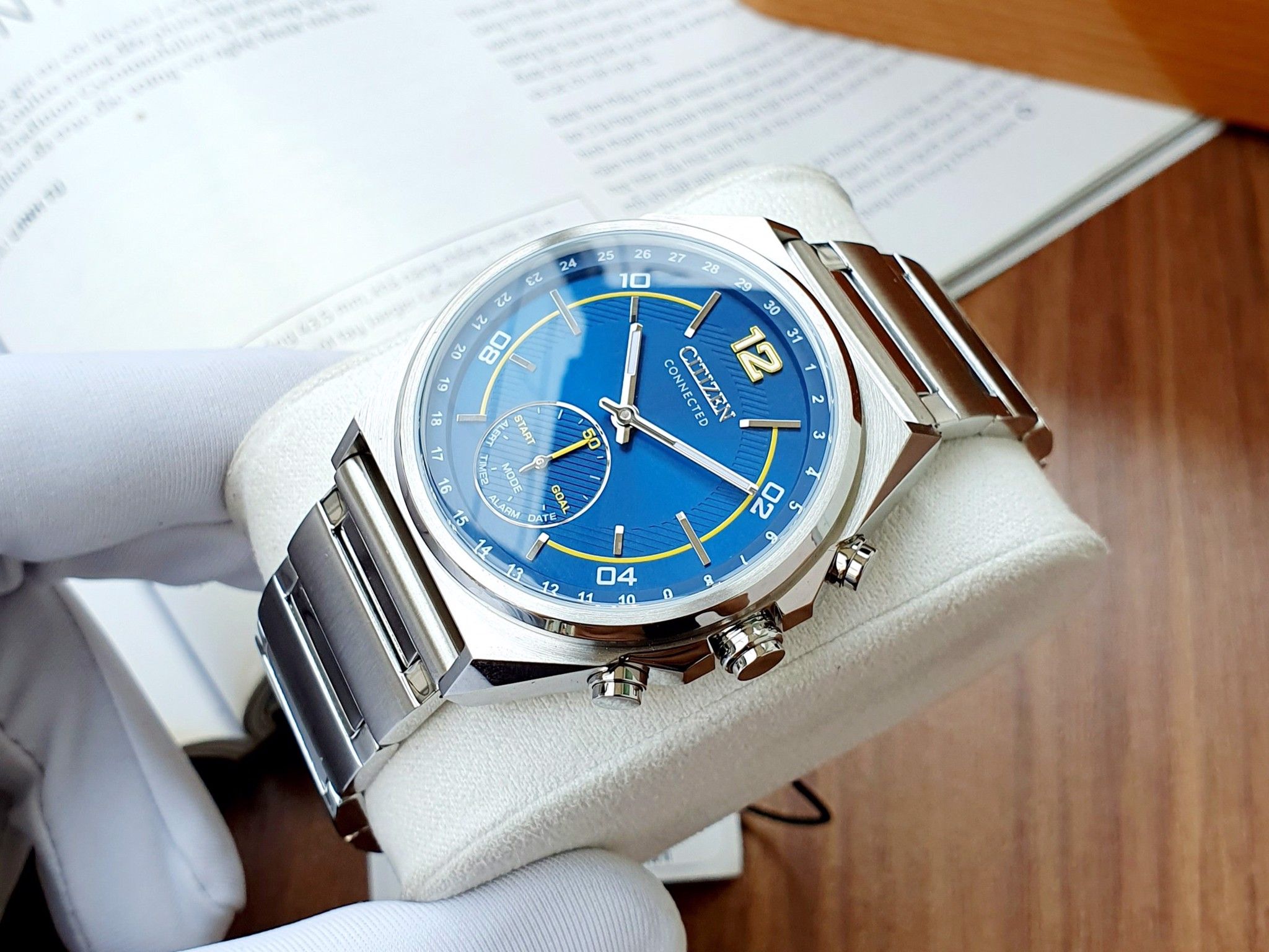 Citizen Quartz CX000055L công nghệ Bluetooth Đồng Hồ Nam PhongWatch