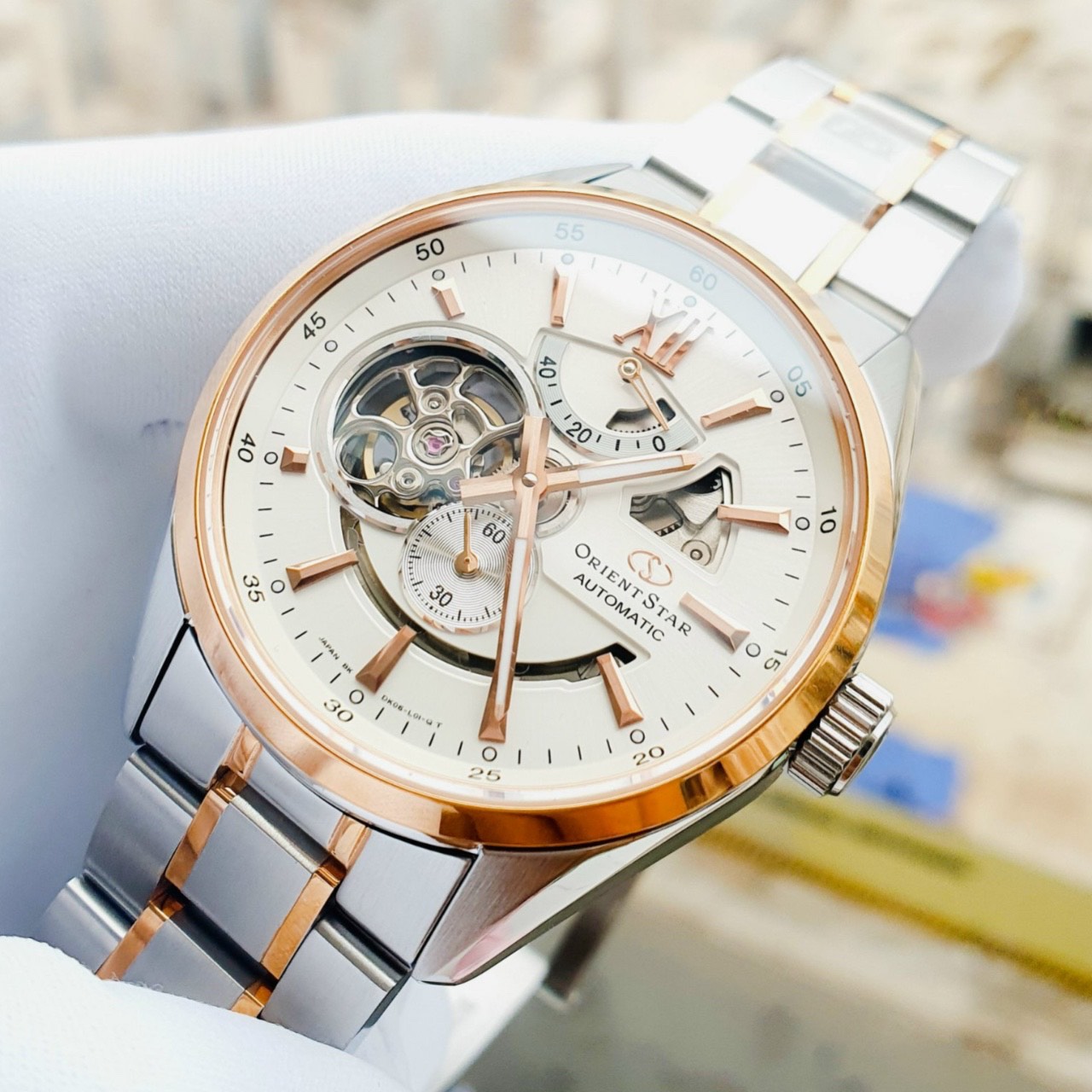 Orient star 時計 joker Orient Star 'JOKER' Modern Skeleton RE-AV0125S – Stitches