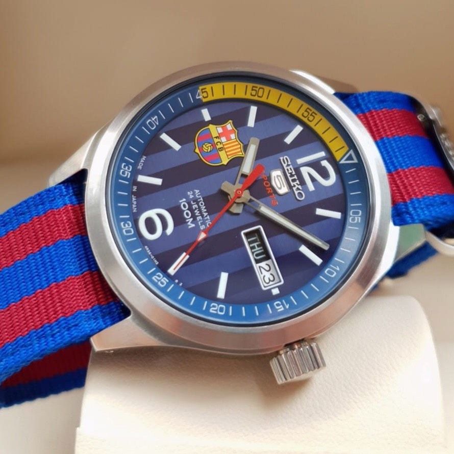 Seiko 5 Fc Barcelona SRP303J1 - Chính Hãng Giá Tốt – PhongWatch