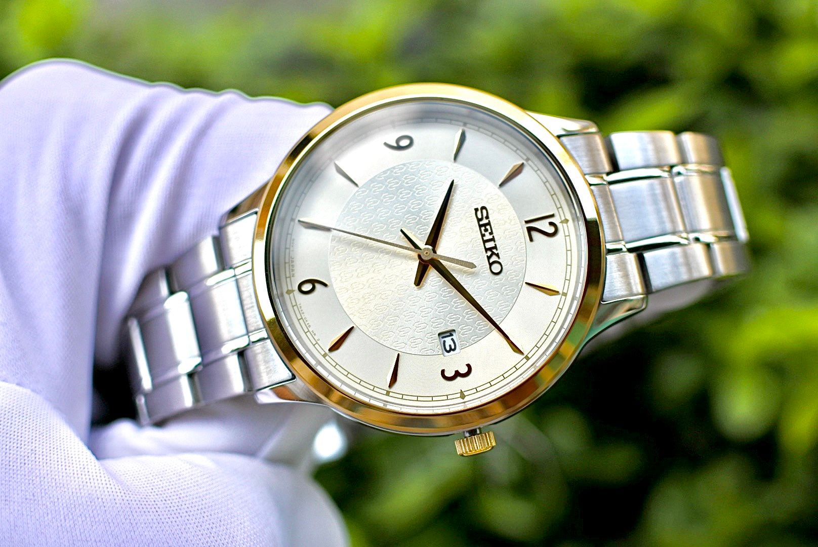 Đồng hồ nam Seiko Quartz SGEH92P1 dây thép