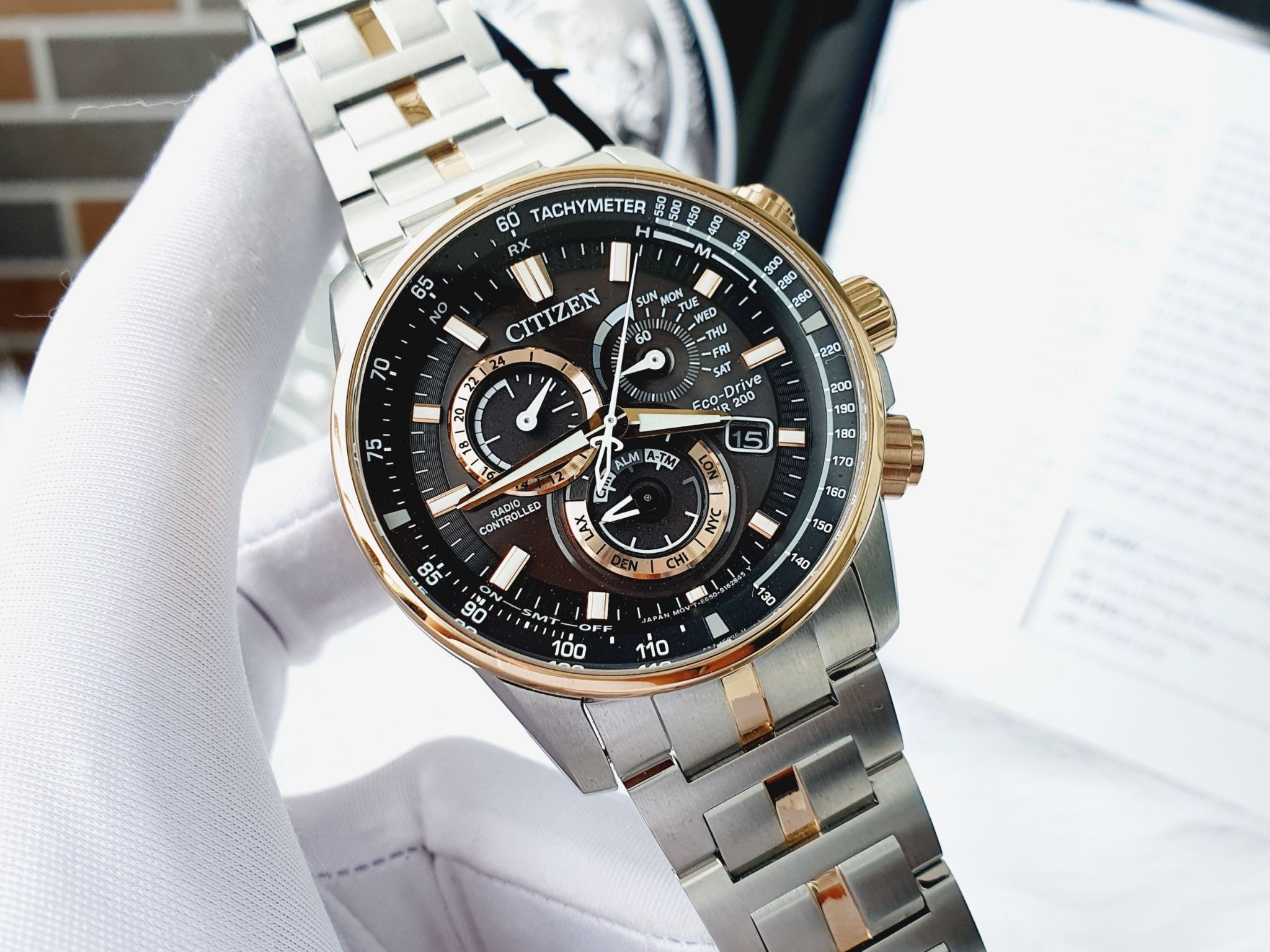 Citizen Eco-Drive AT4126-55E Perpetual Choronograph A-t Pcat