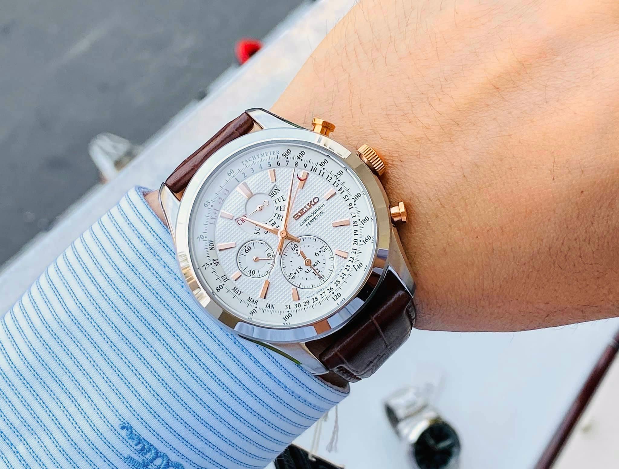 Seiko Quartz SPC129P1 ( SPC129 ) Chronograph - Chính Hãng Giá Tốt –  PhongWatch