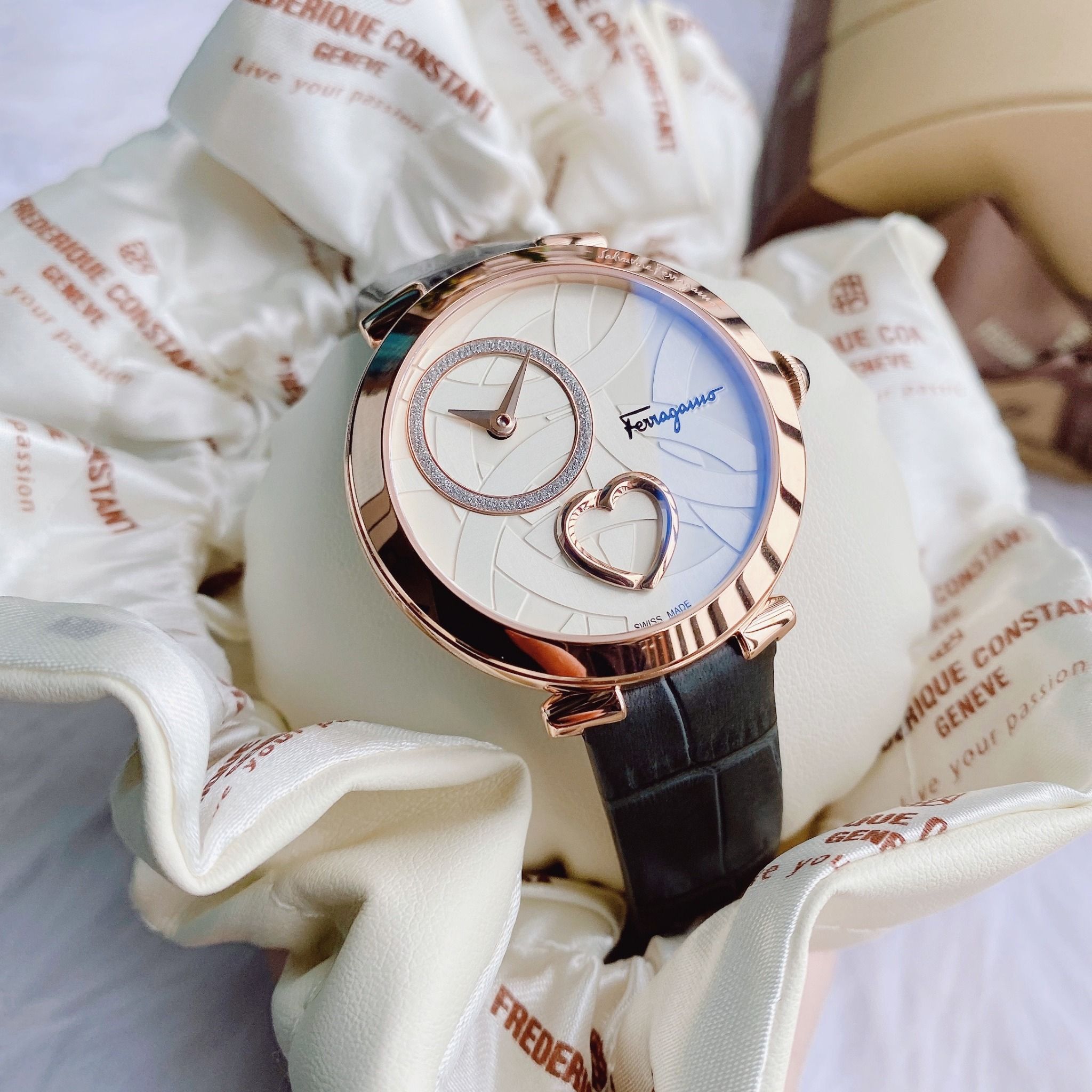 Ferragamo heart watch hotsell