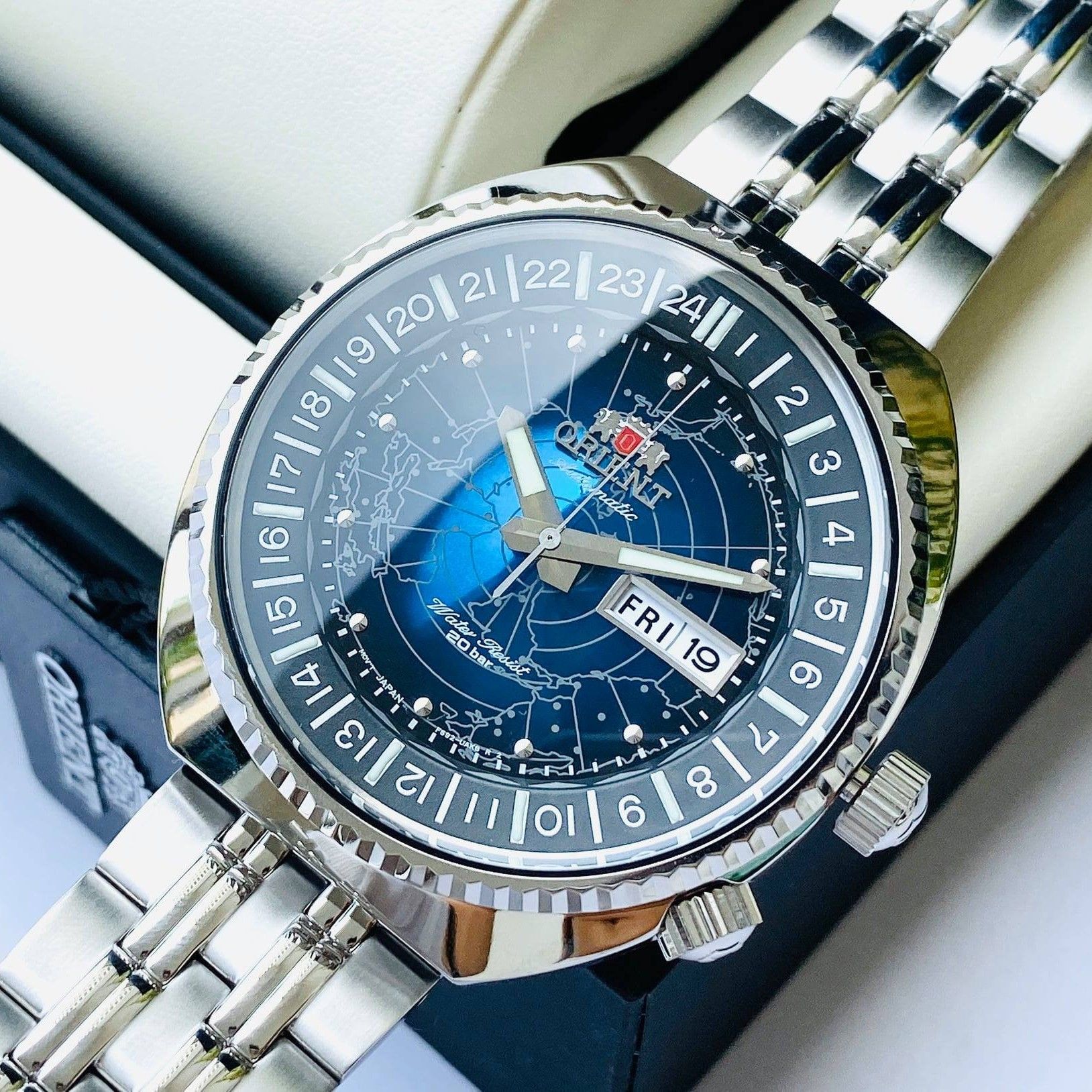 Orient Revival World Map RAAA0E03L19B ( RAAA0E03L09C ) RNAA0E03L PhongWatch
