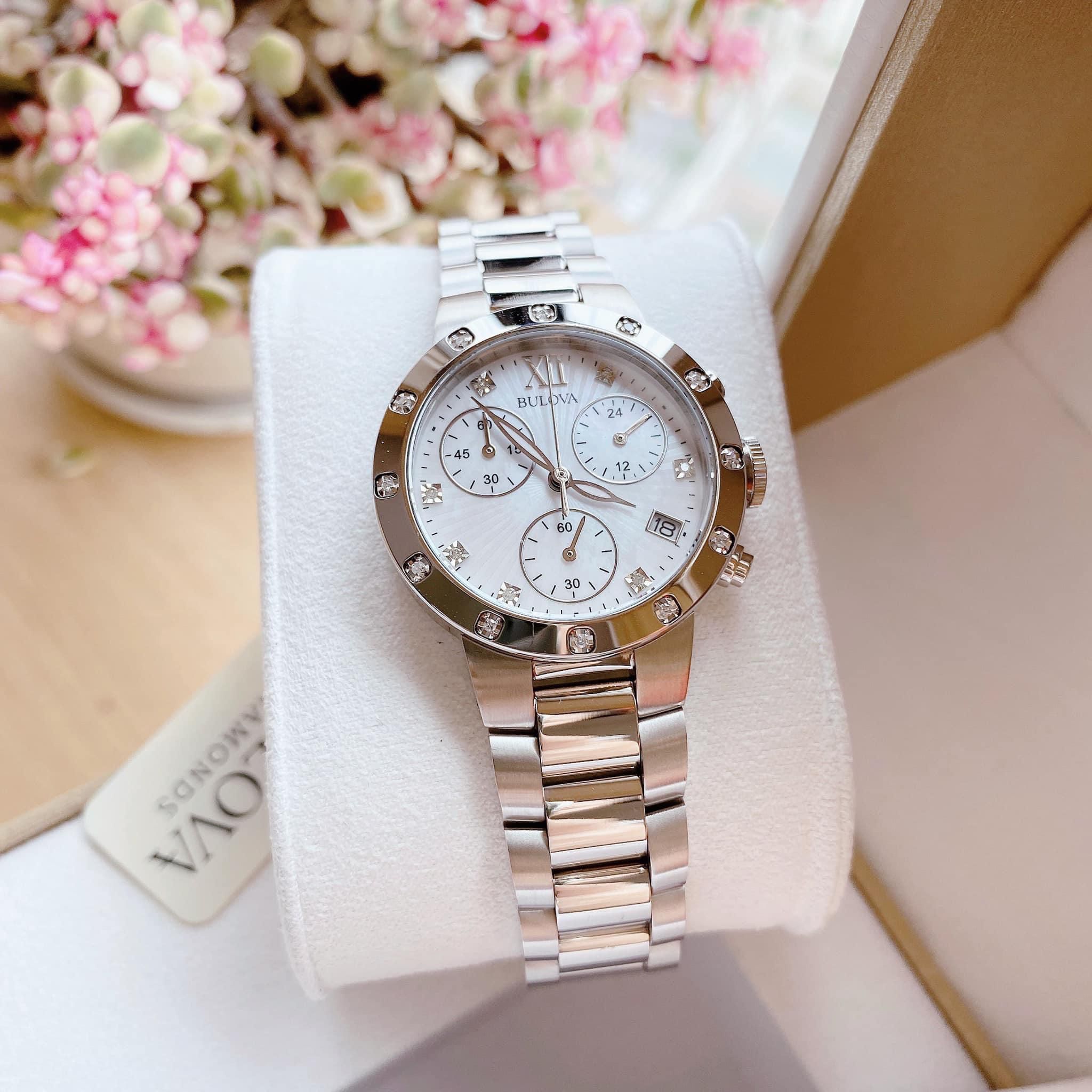 Bulova Diamonds Maiden Silver 96R202