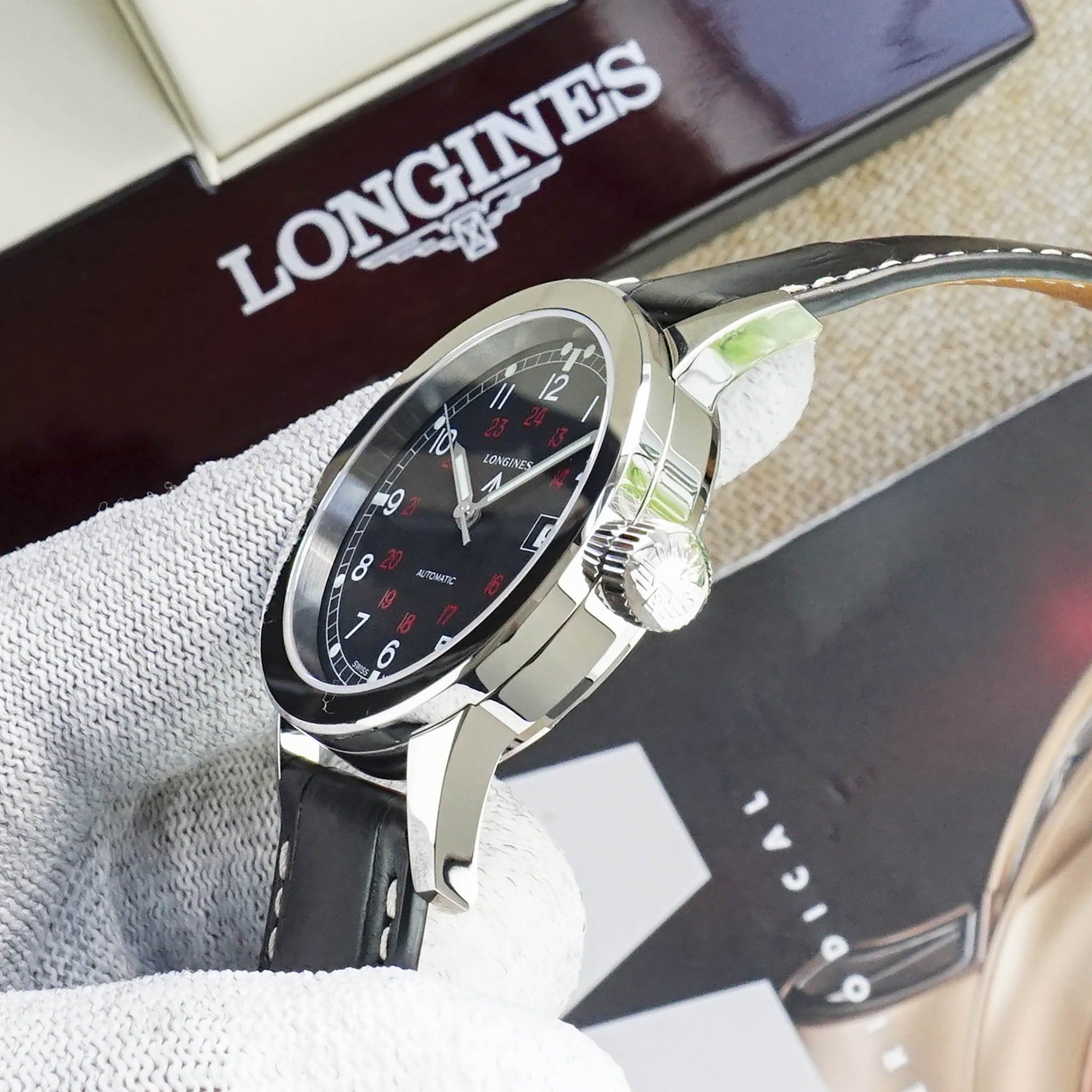 Longines Heritage Military L2.832.4.53.0 L28324530 40mm ng