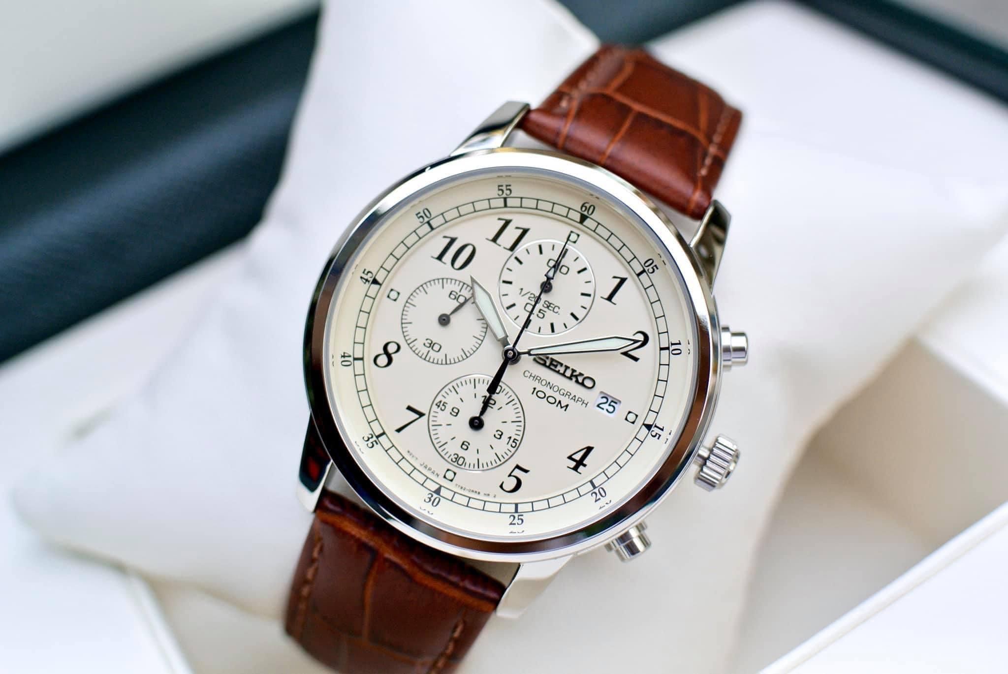 Seiko Quartz SNDC31P1 Chronograph – PhongWatch