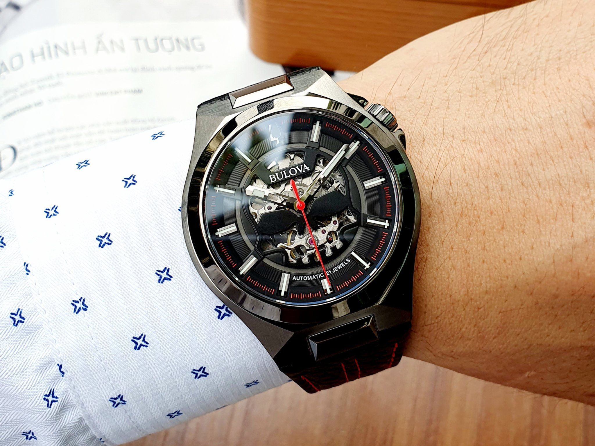 Bulova Maquina Automatic 98A237 PhongWatch