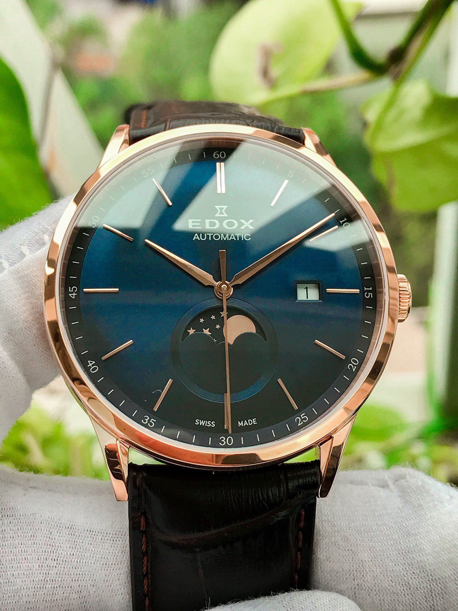 Edox Les Vauberts Moonphase Best 80505 3m Aibu Shop Edox Les 